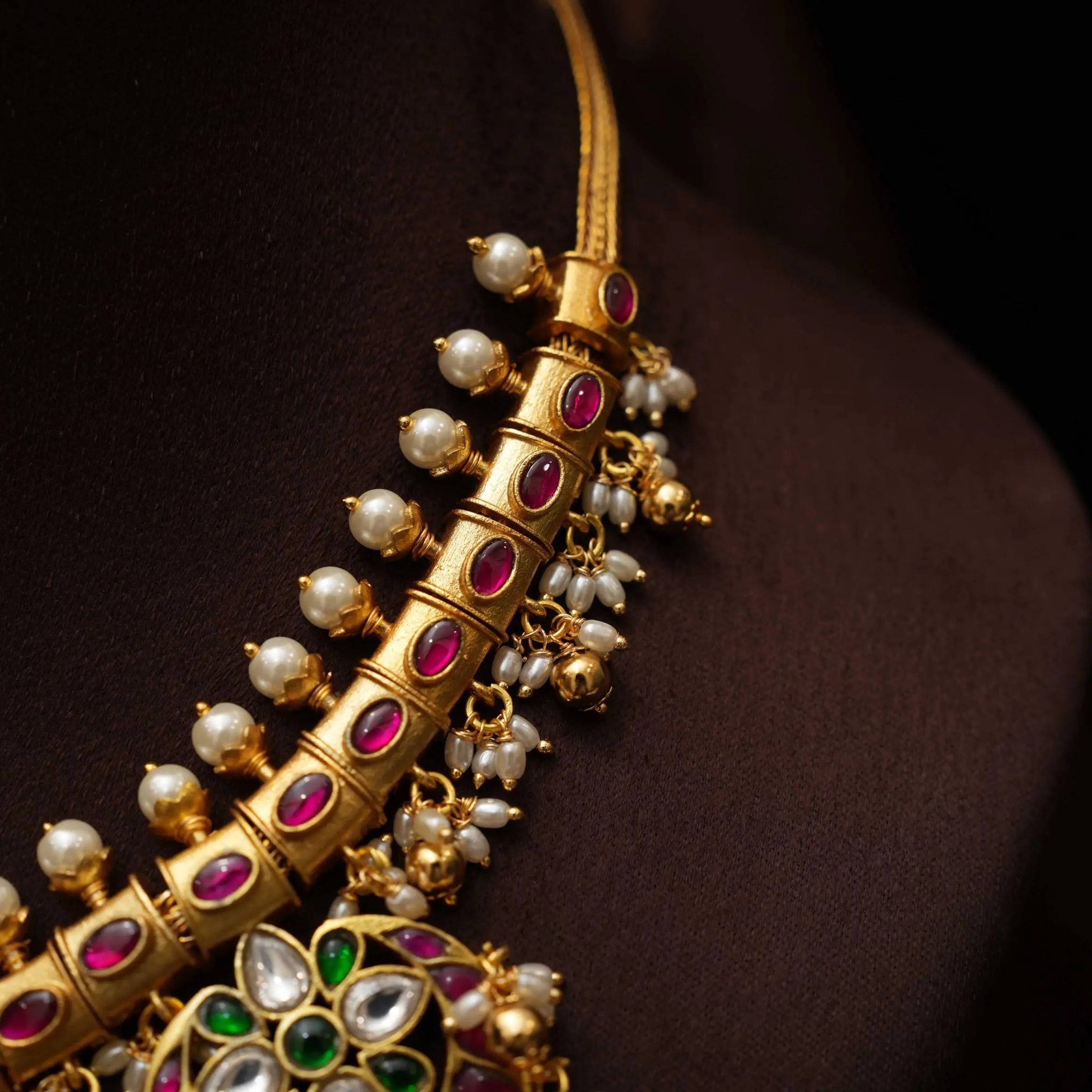 Mithili Antique Guttupusulu Necklace