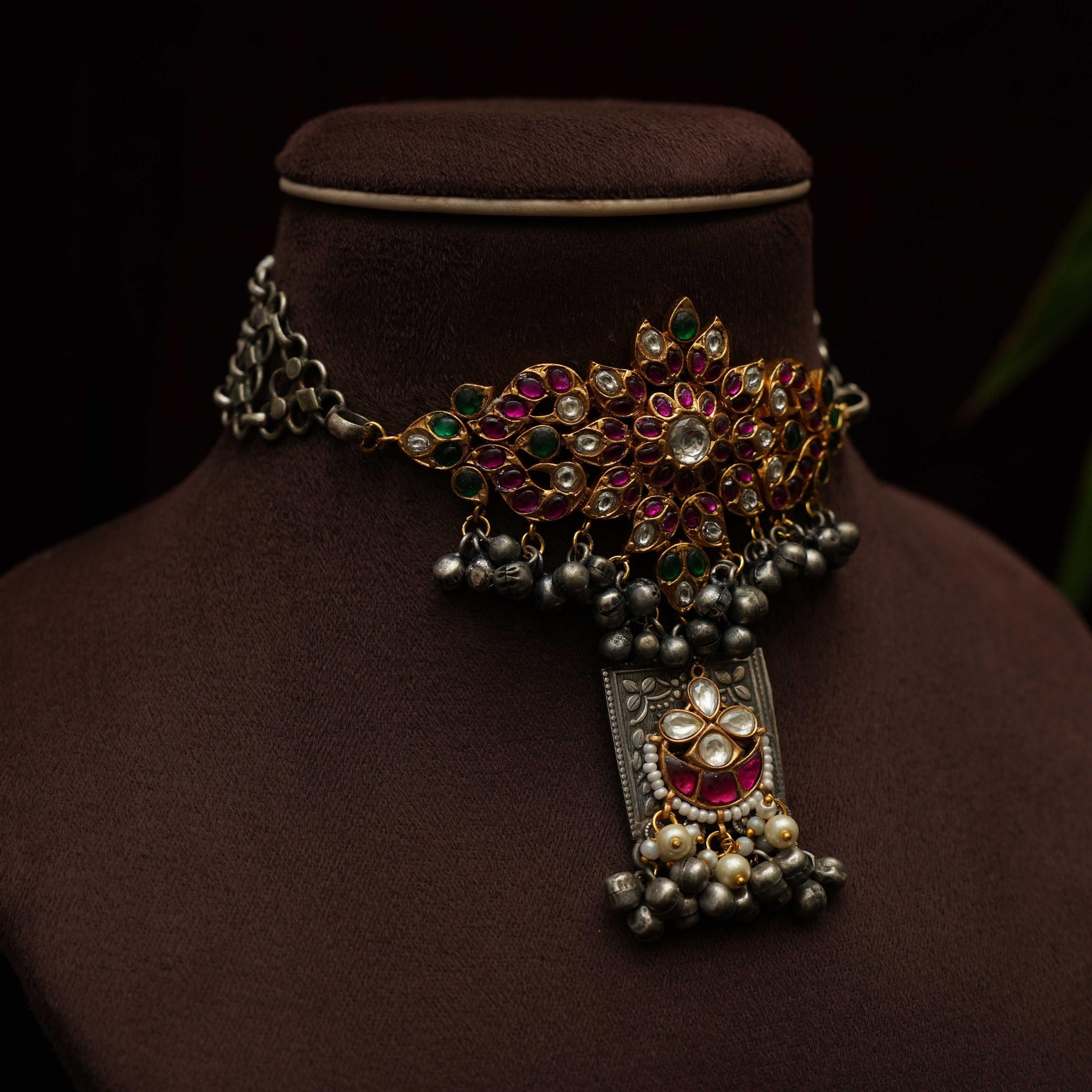 Monvi Antique Dual Tone Choker