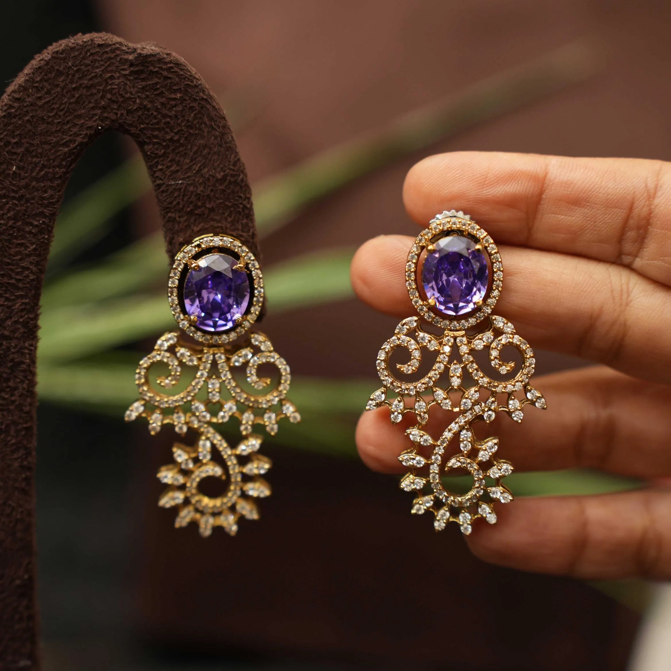 Moshika Zircon Earrings