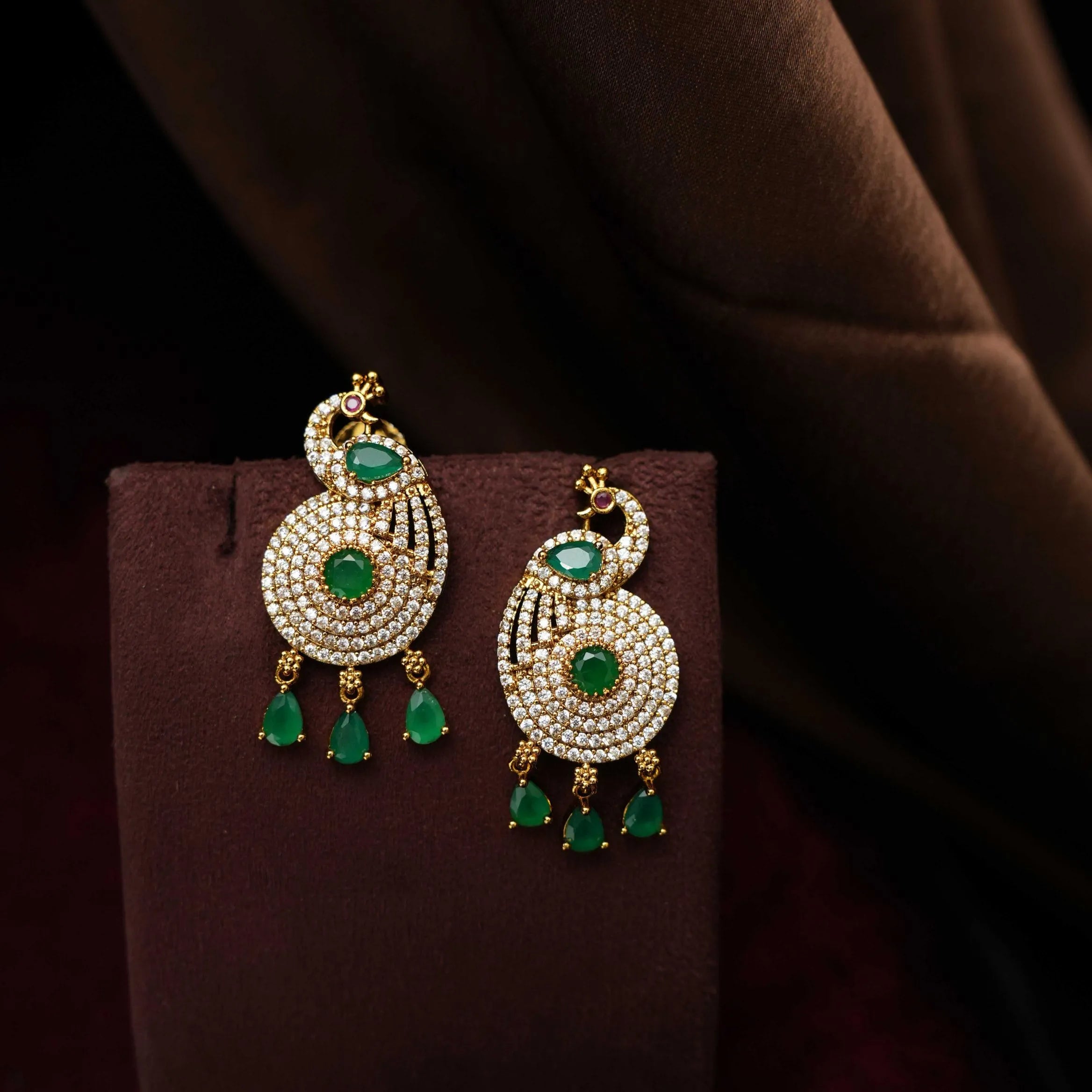 Naira Beaded Necklace - Green