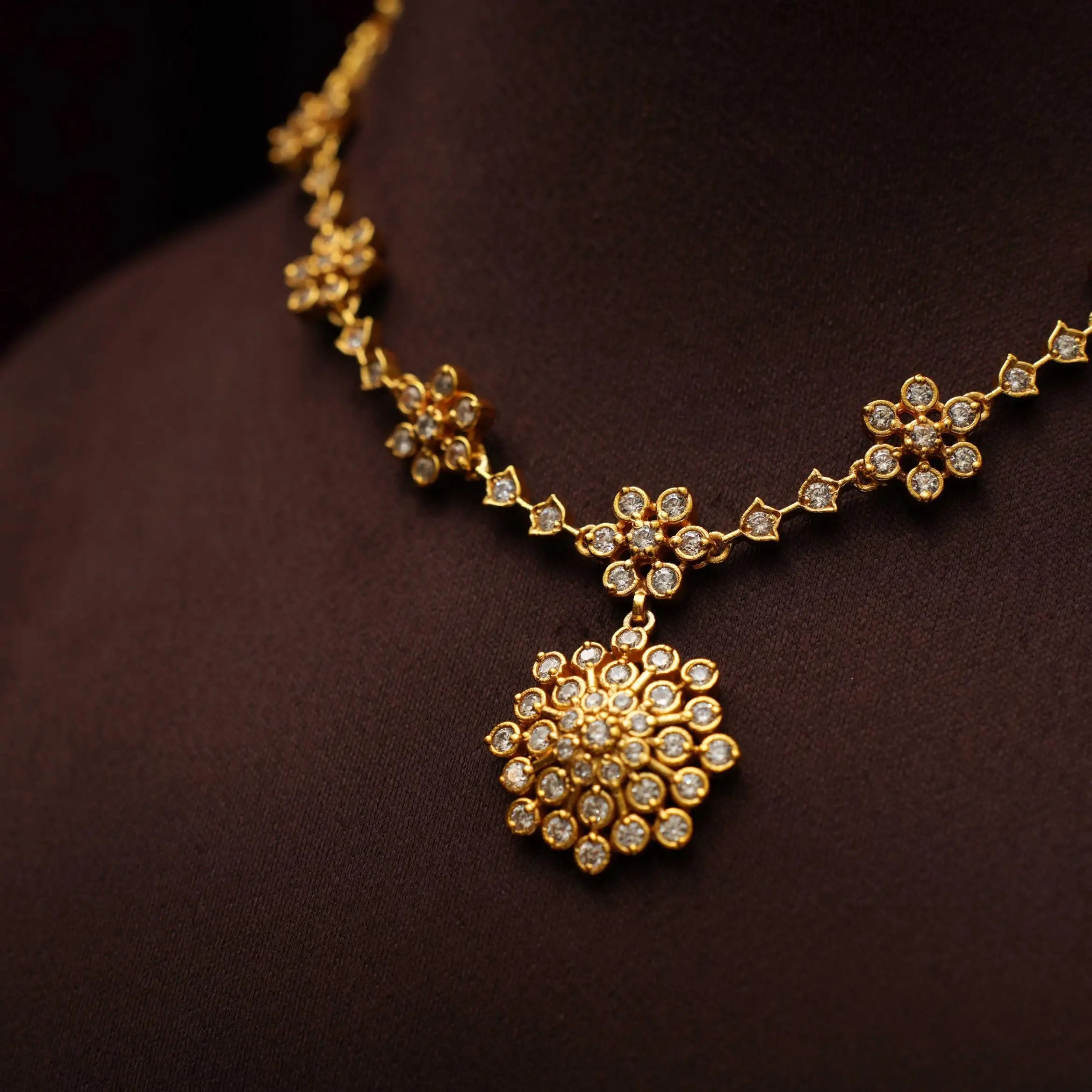 Nakashtra Silver Necklace - White