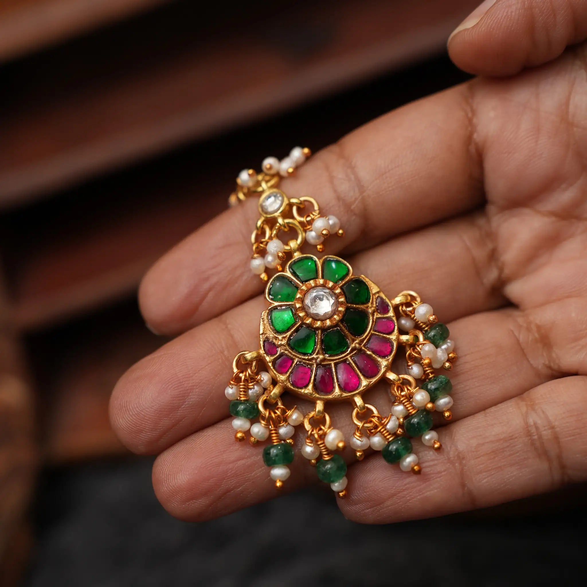 Nalina Silver Tikka - Green