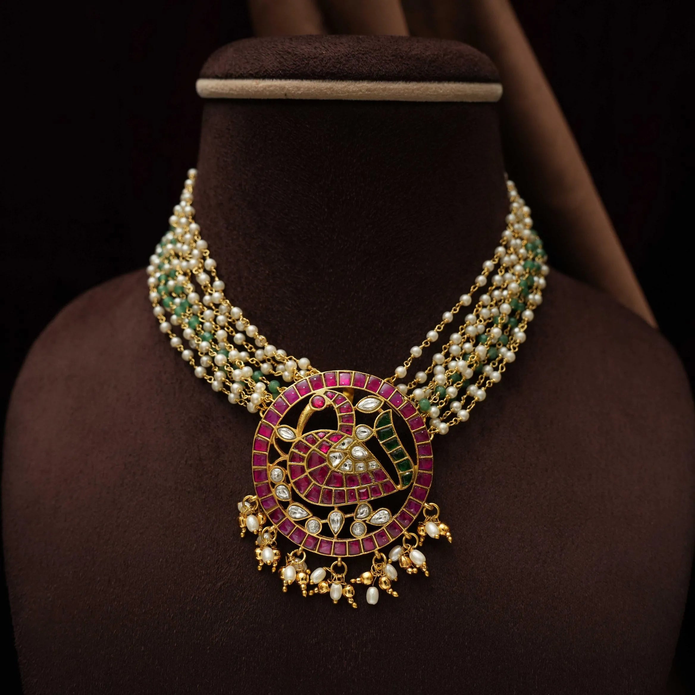 Nami Pearl Polki Choker