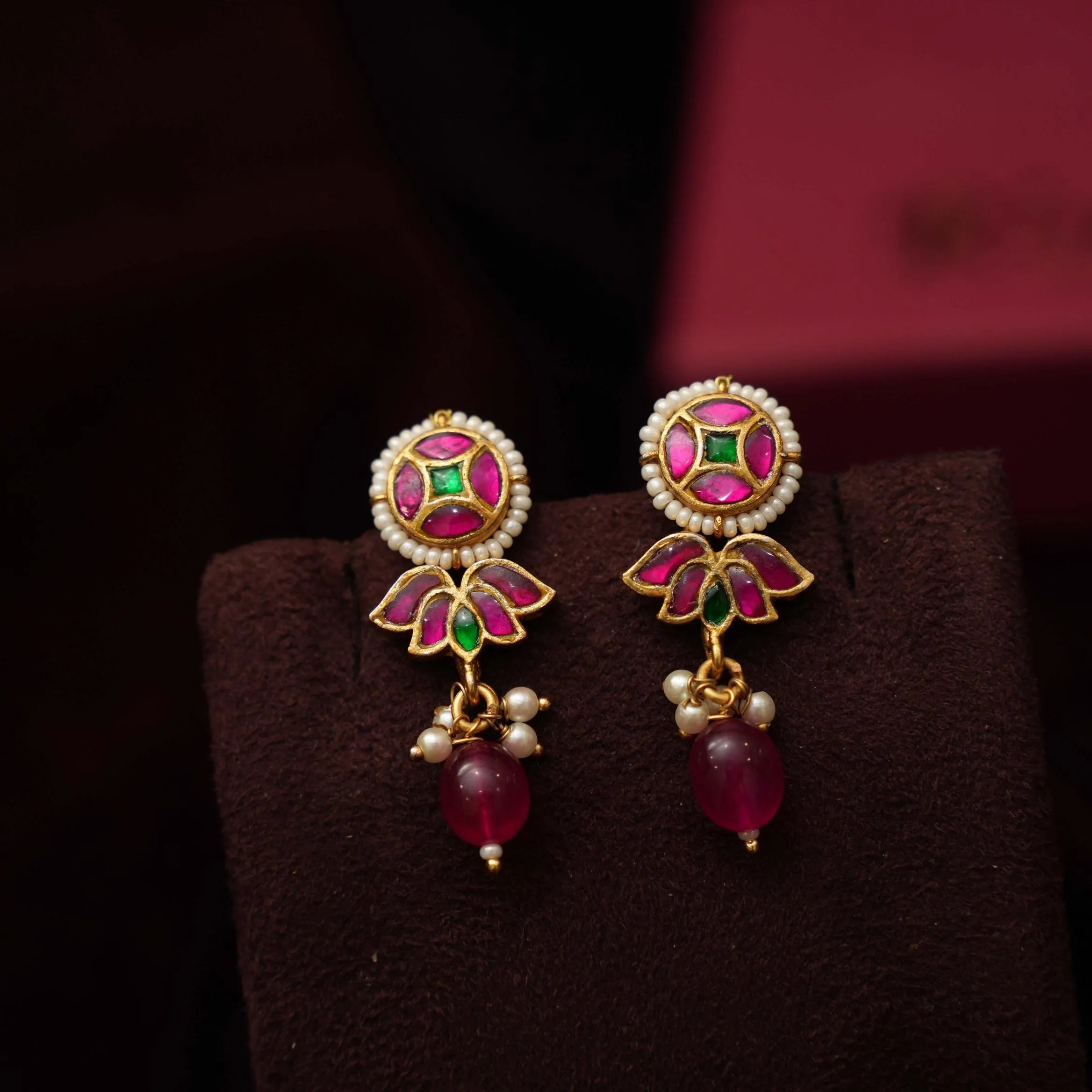 Nandish Antique Designer Earrings - Rimli Boutique