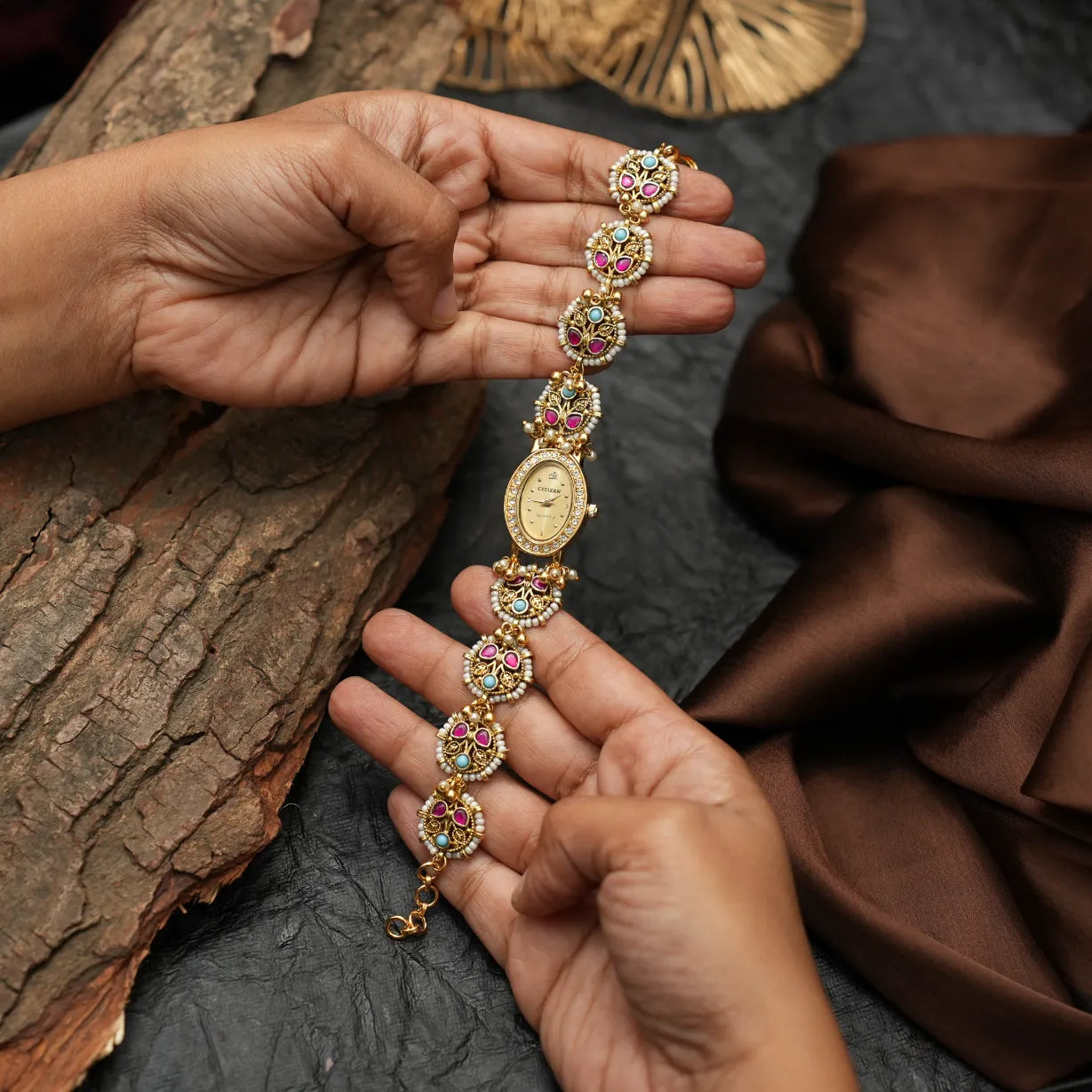 Narmada Polki Watch