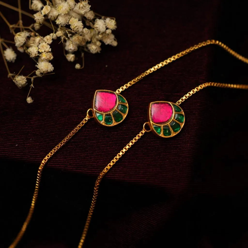 Nartana Silver Anklets