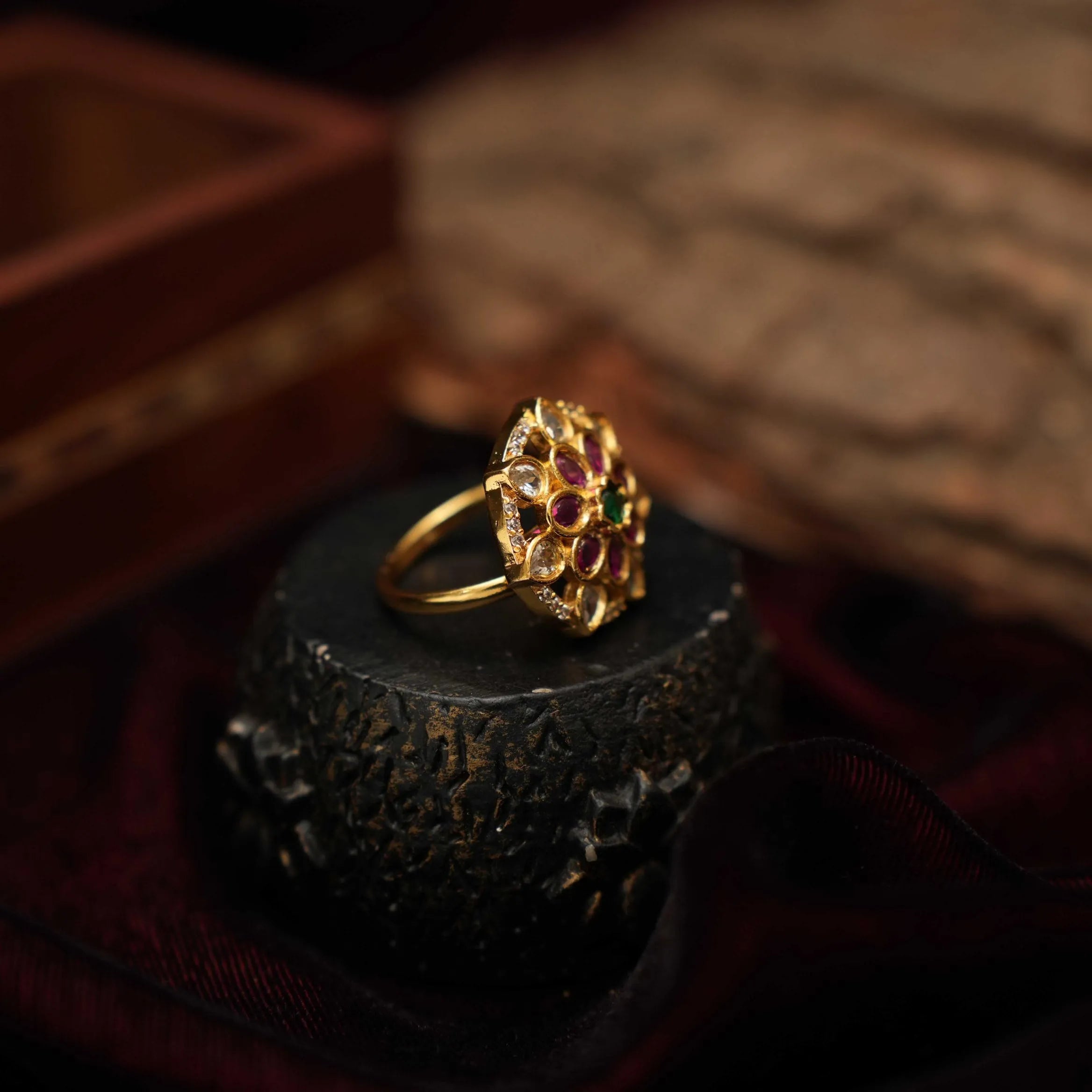 Naveena Antique Ring - Rimli Boutique