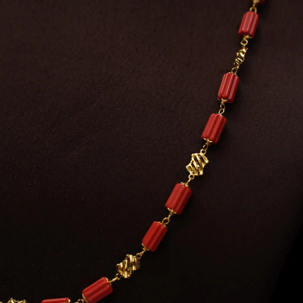 Navika Antique Coral Necklace - Mia