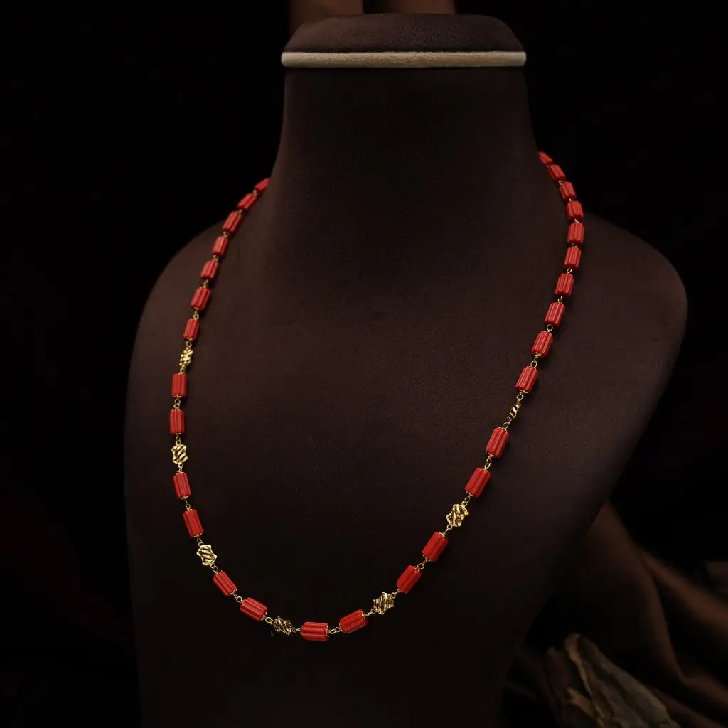 Navika Antique Coral Necklace - Mia
