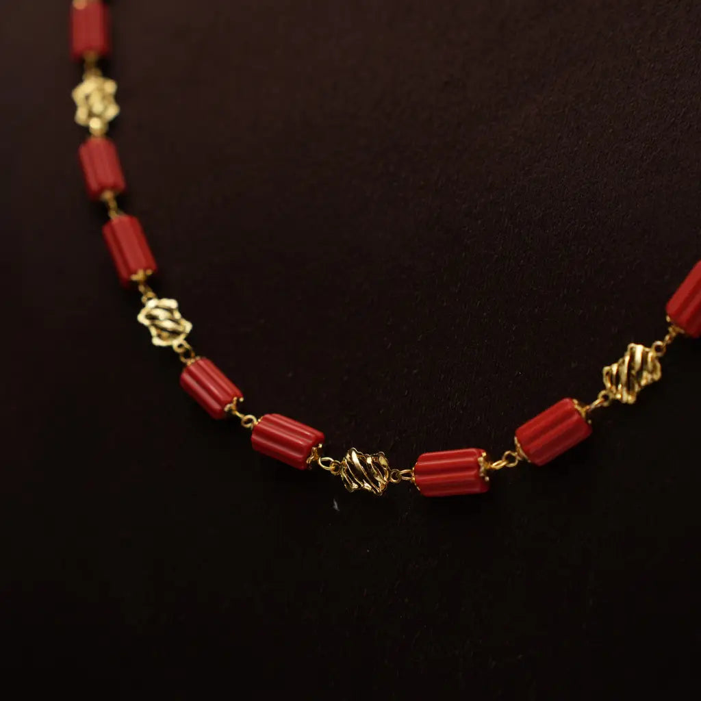 Navika Antique Coral Necklace - Mia