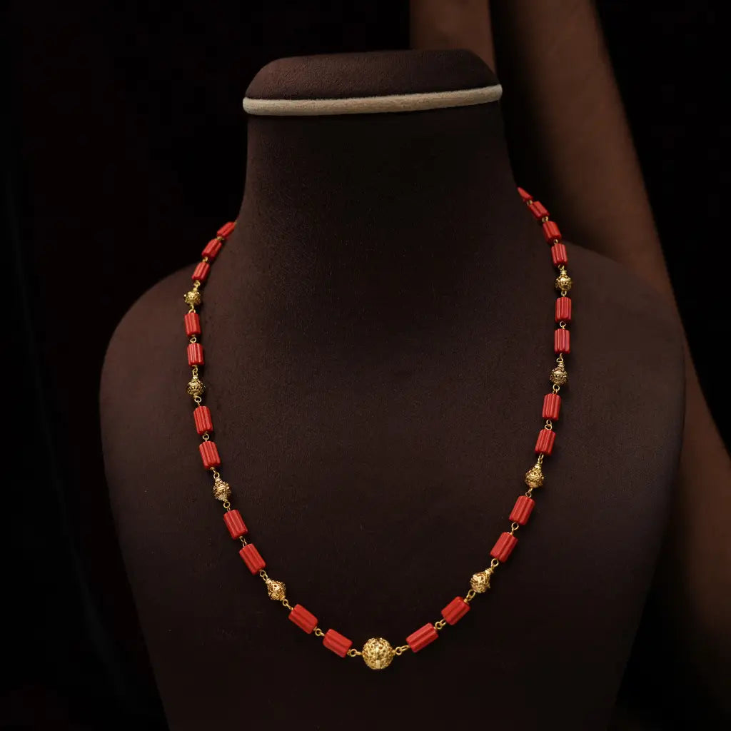 Navika Antique Coral Necklace - Tia