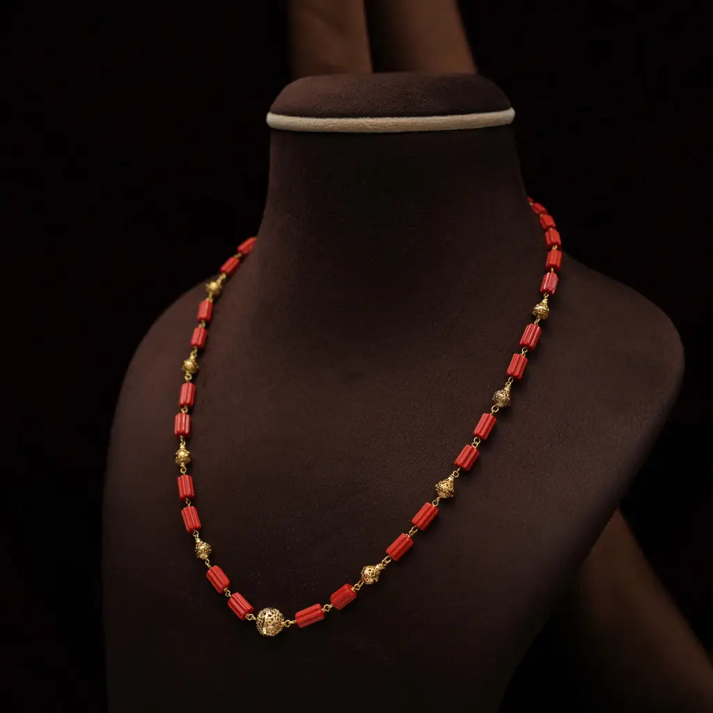 Navika Antique Coral Necklace - Tia
