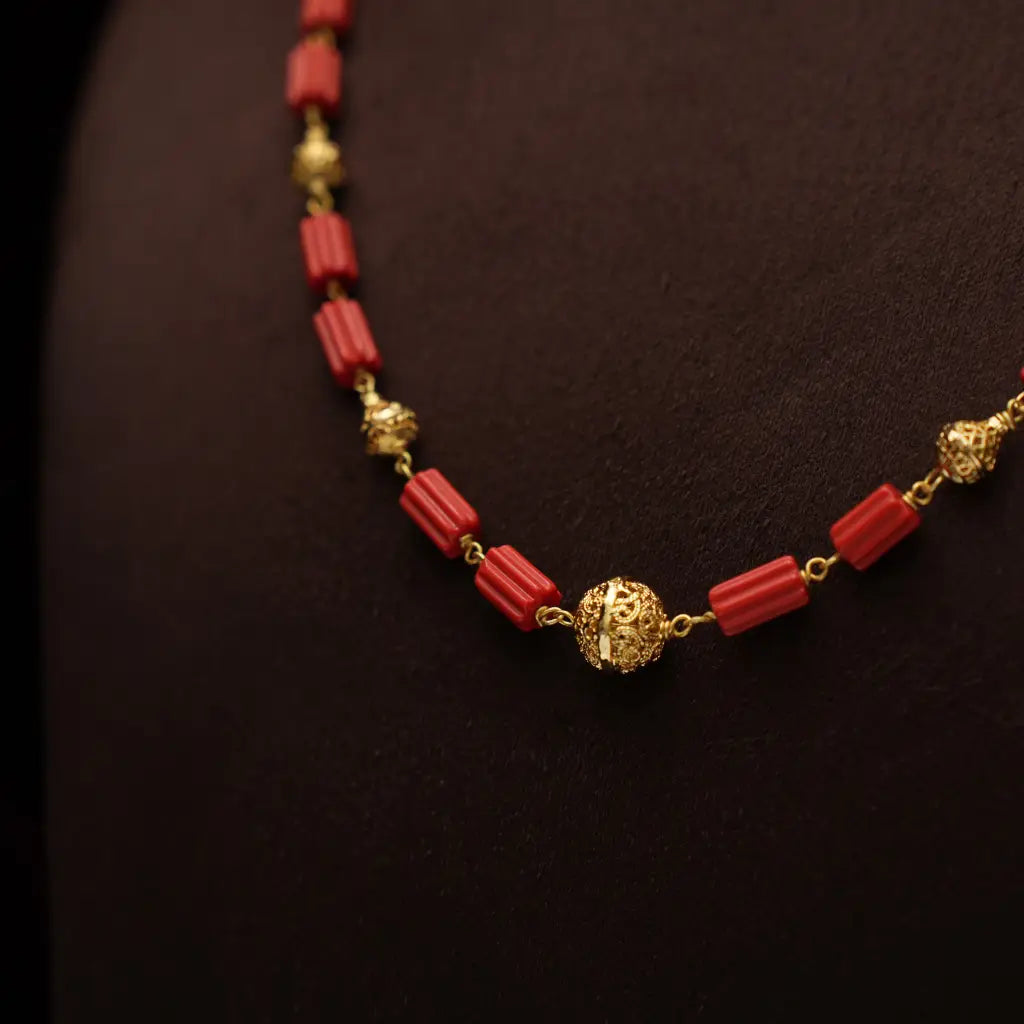 Navika Antique Coral Necklace - Tia
