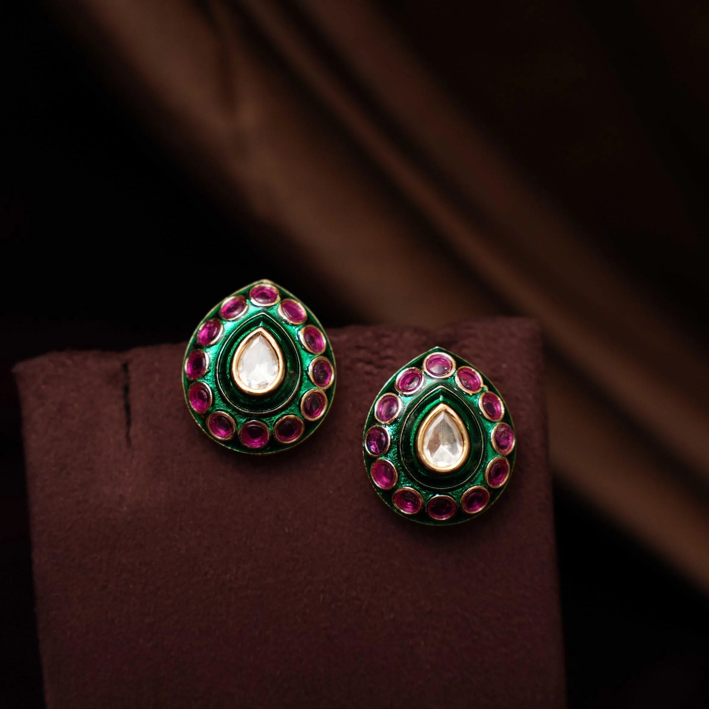 Navika Polki Choker - Green