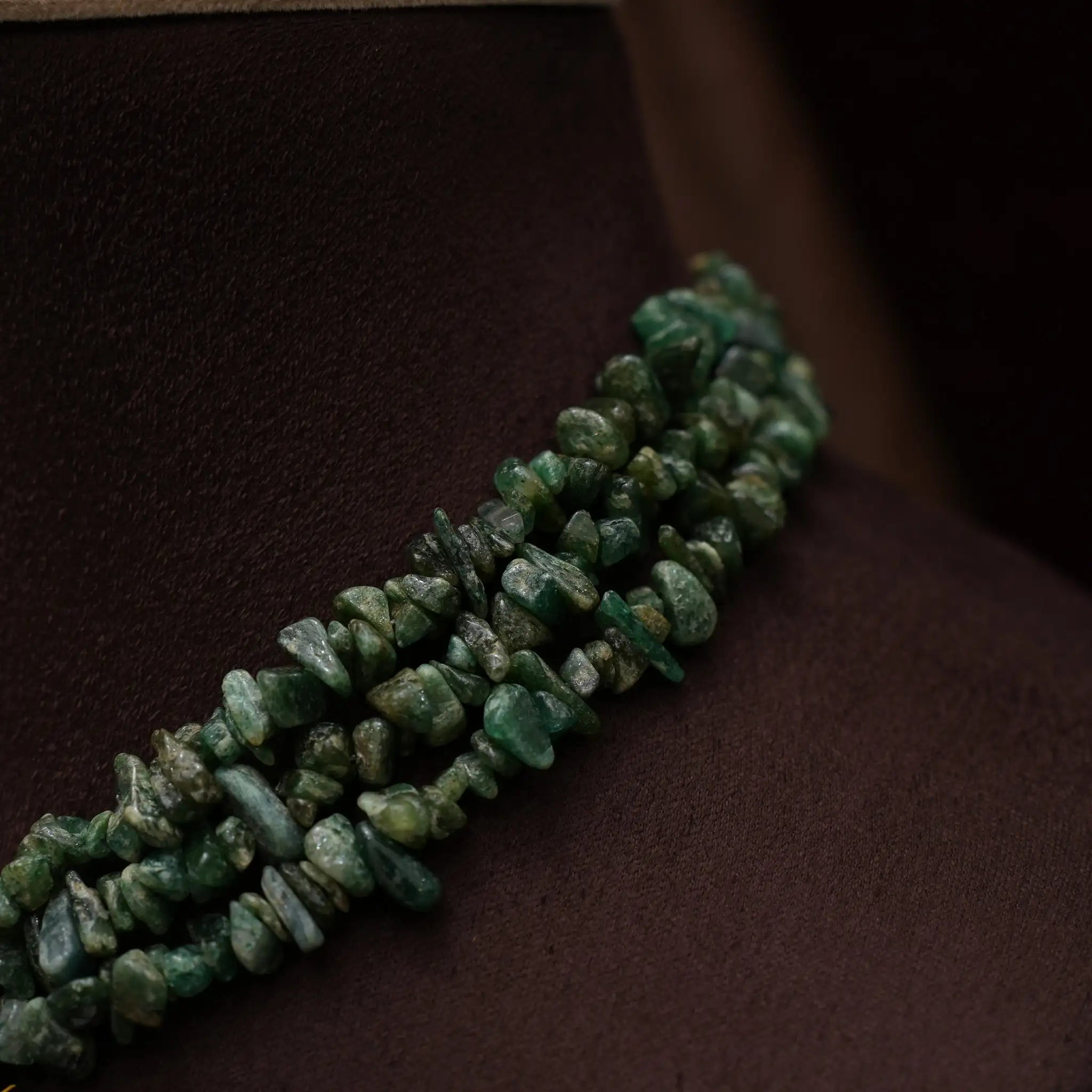 Nayana Beaded Victorian Choker - Green