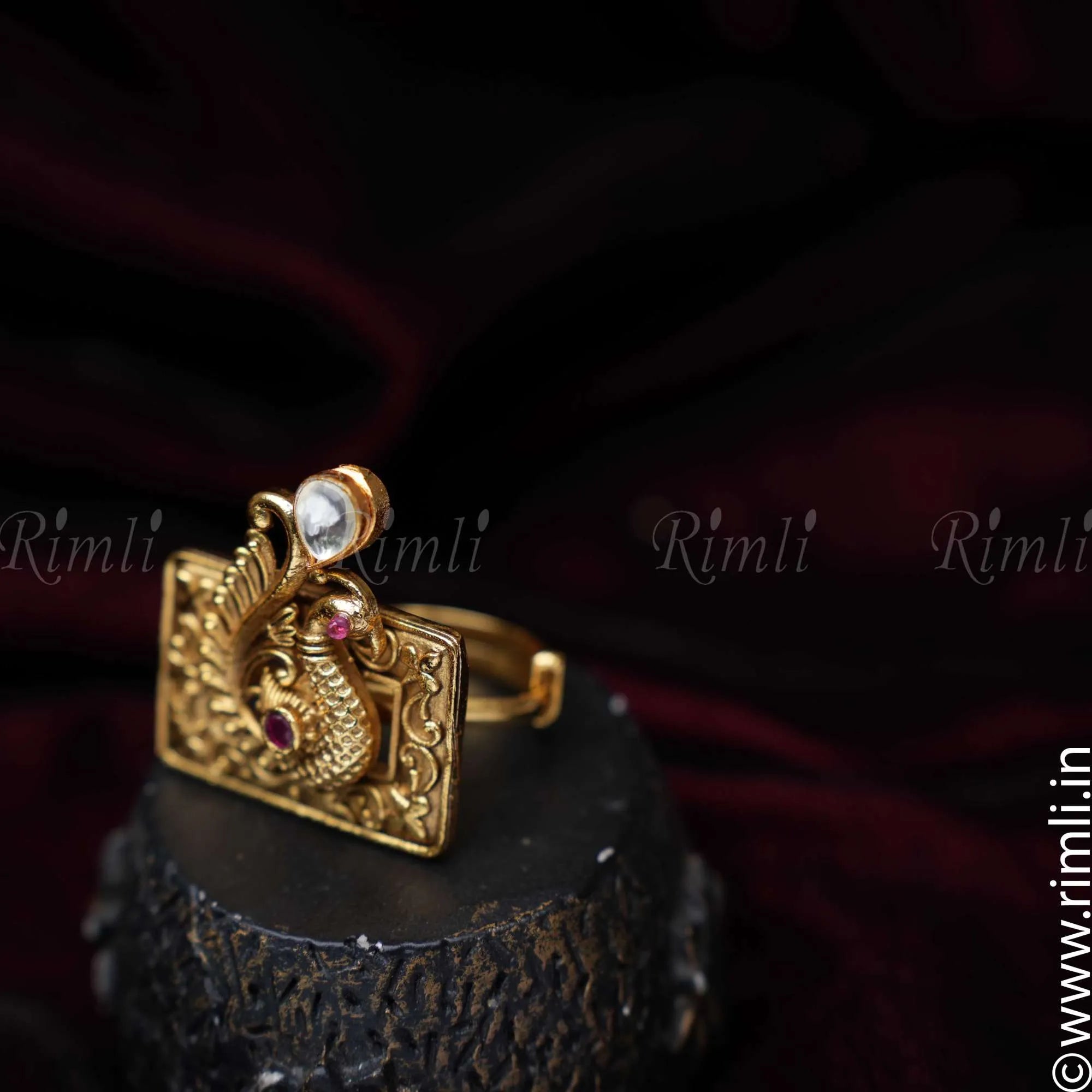 Traditional Peacock Ring