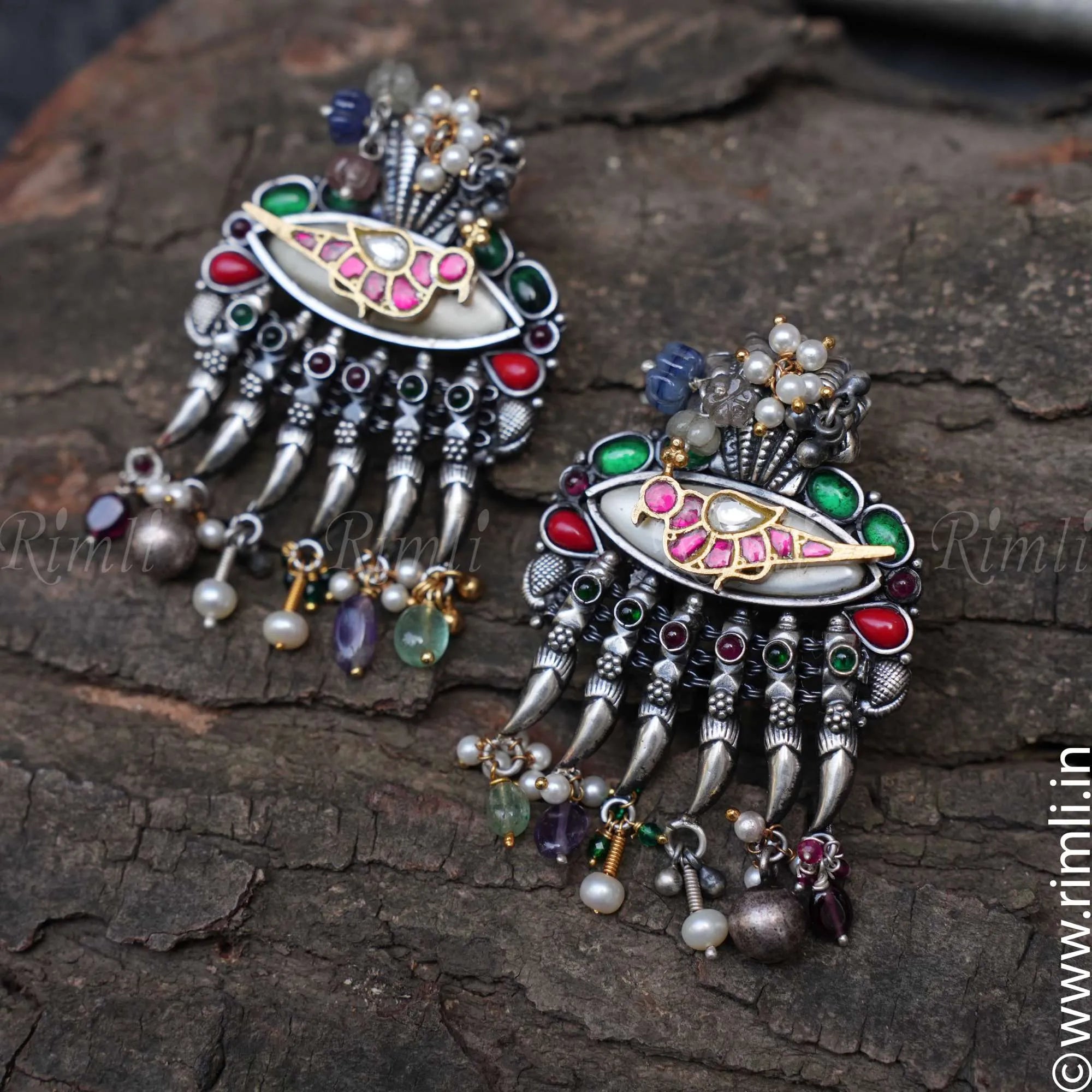 Flipkart.com - Buy Oxidized Heaven Silver Latest Jhumki Traditional Fashion Earrings  New Arrival Silver Trendy Bollywood Oxidised Stylish Afghani Fashion  Earrings Sterling Silver, Alloy Jhumki Earring Online at Best Prices in  India