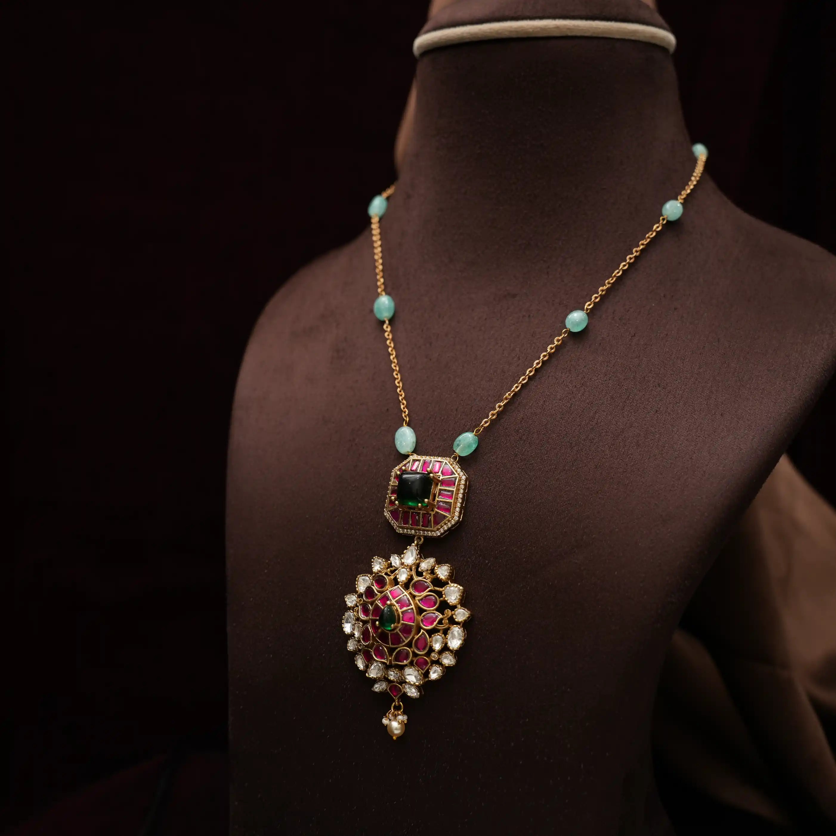 Nilani Polki Minimal Necklace