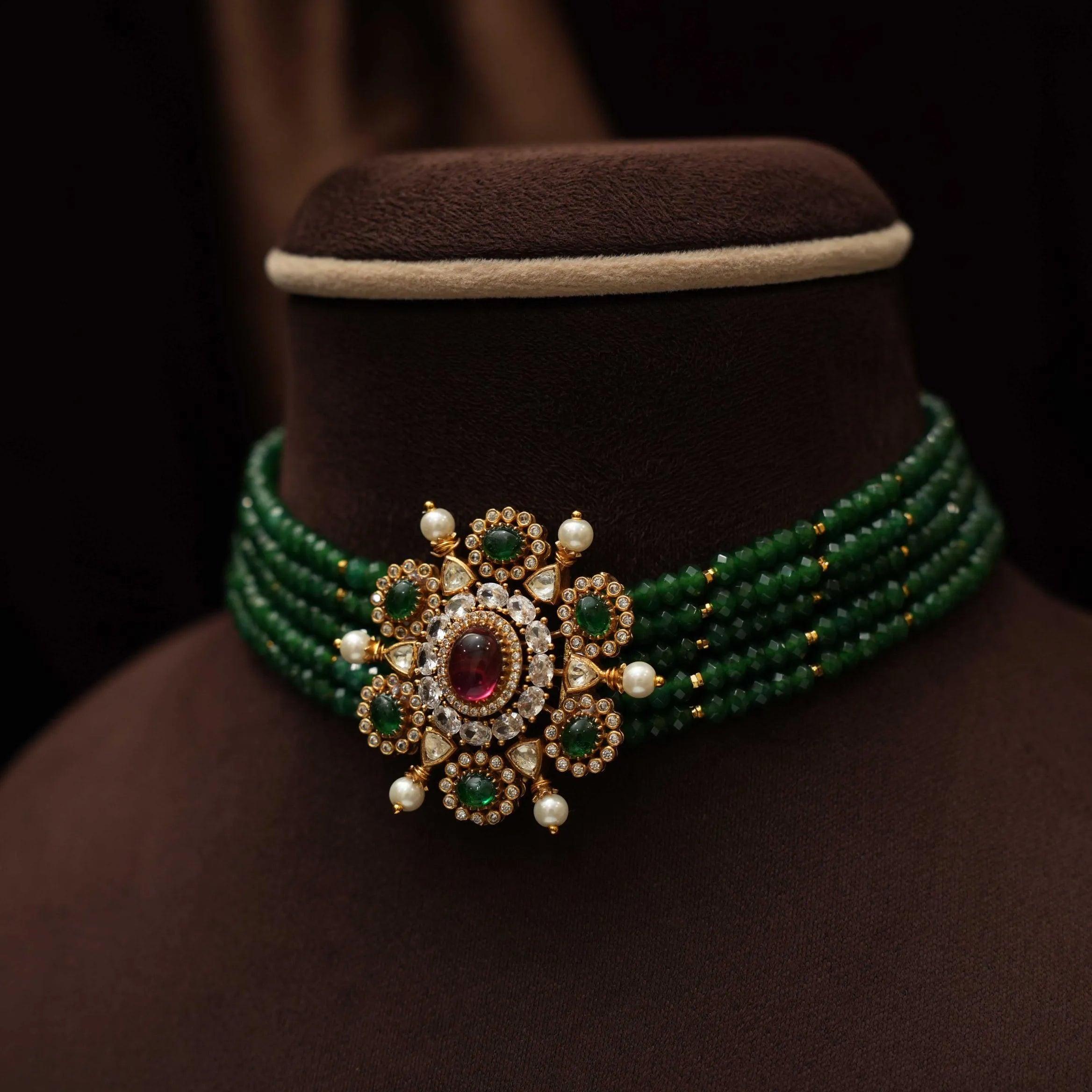 Nirali Beaded Choker - Erica