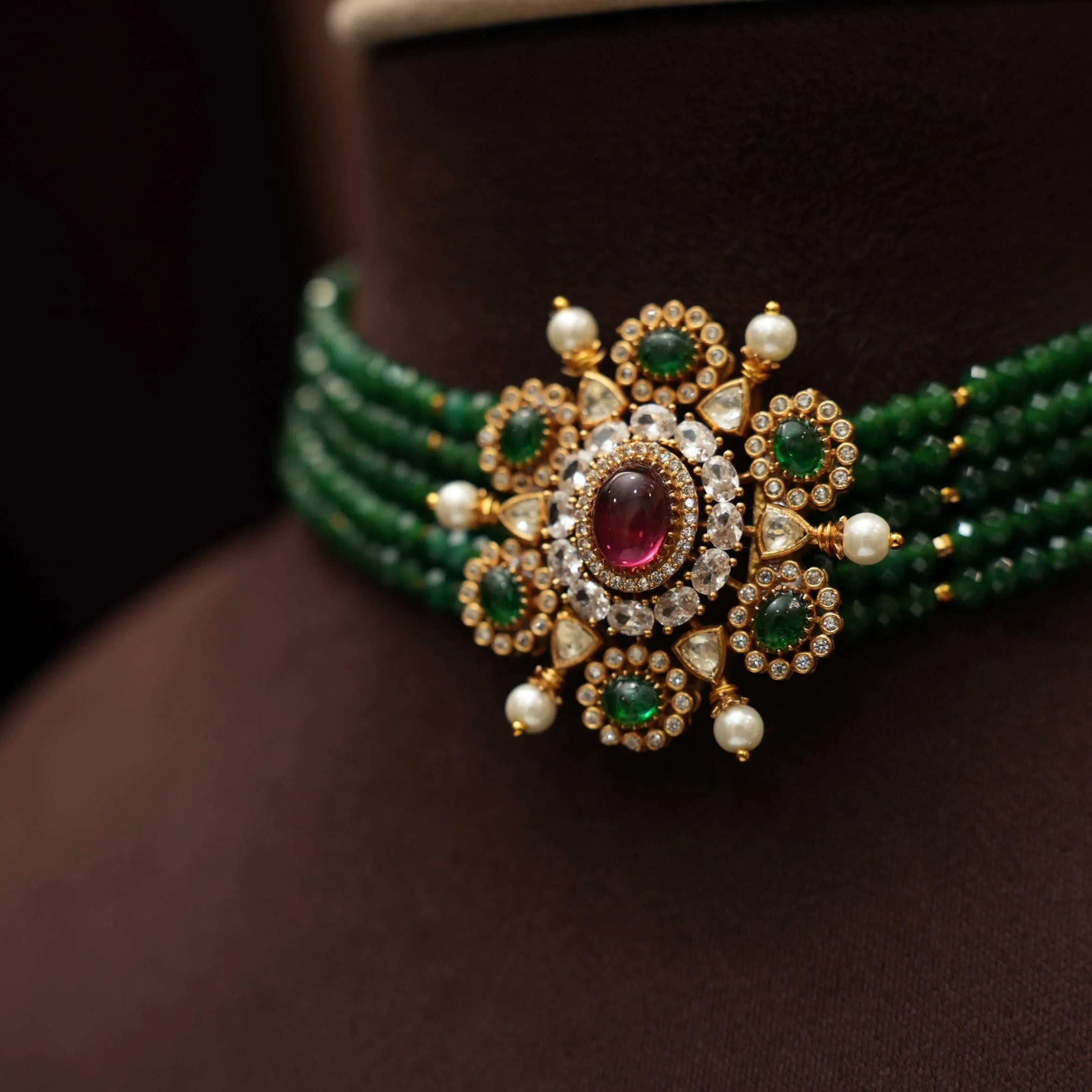 Nirali Beaded Choker - Erica