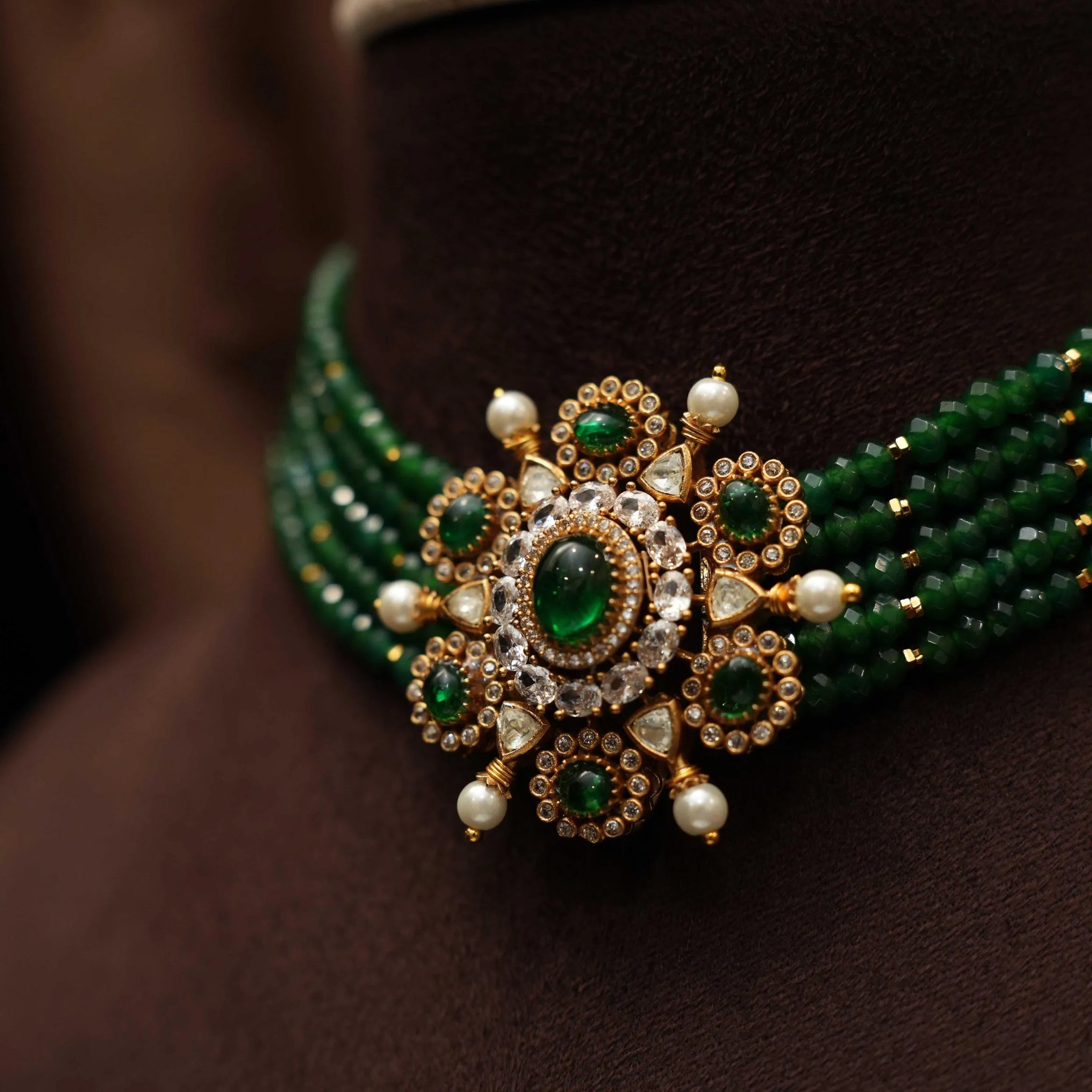 Nirali Beaded Choker - Julia