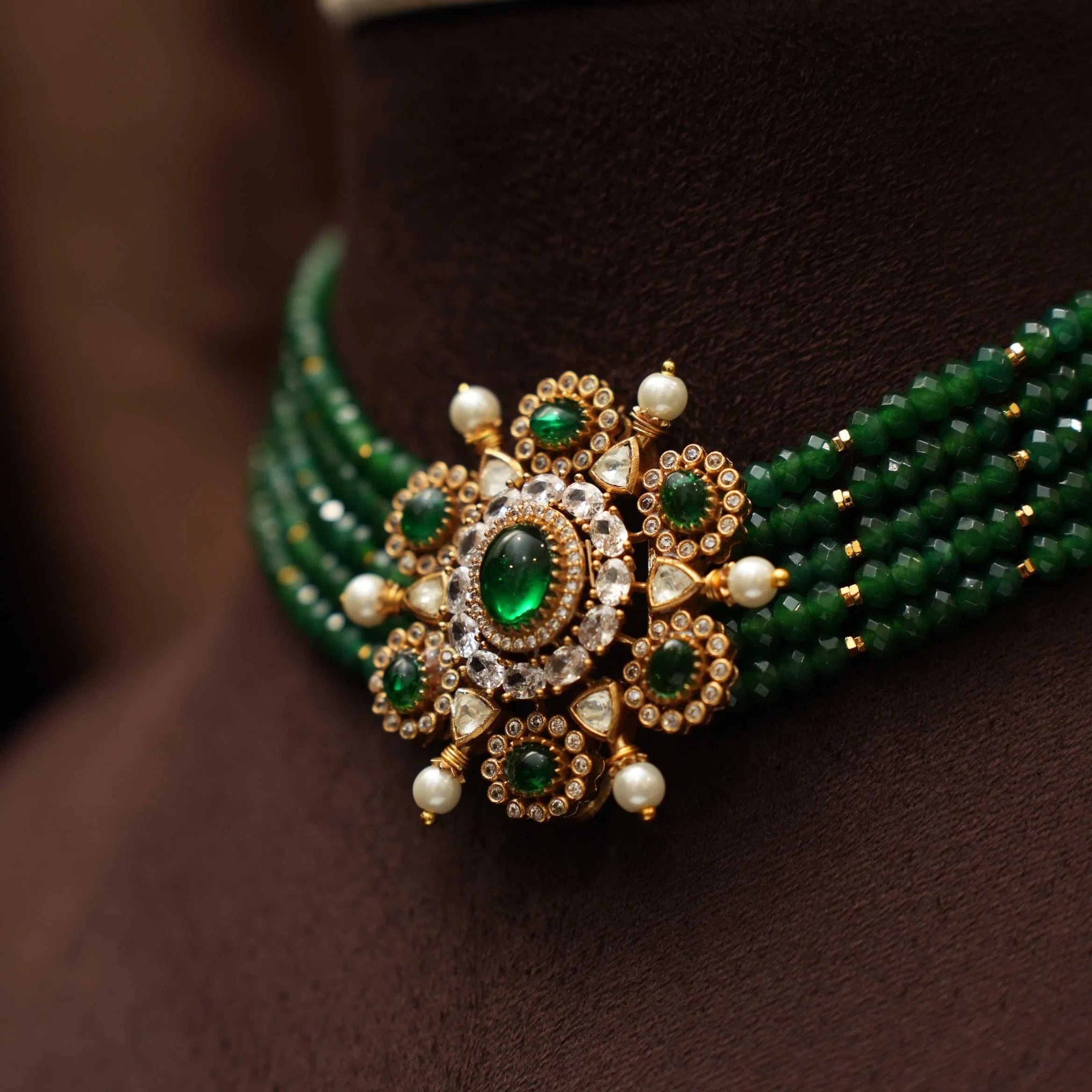 Nirali Beaded Choker - Julia