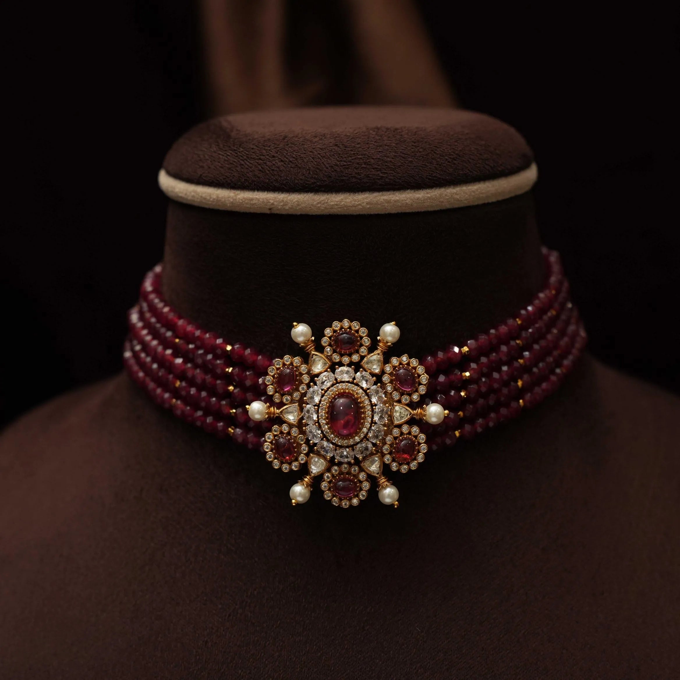 Nirali Beaded Choker - Malia