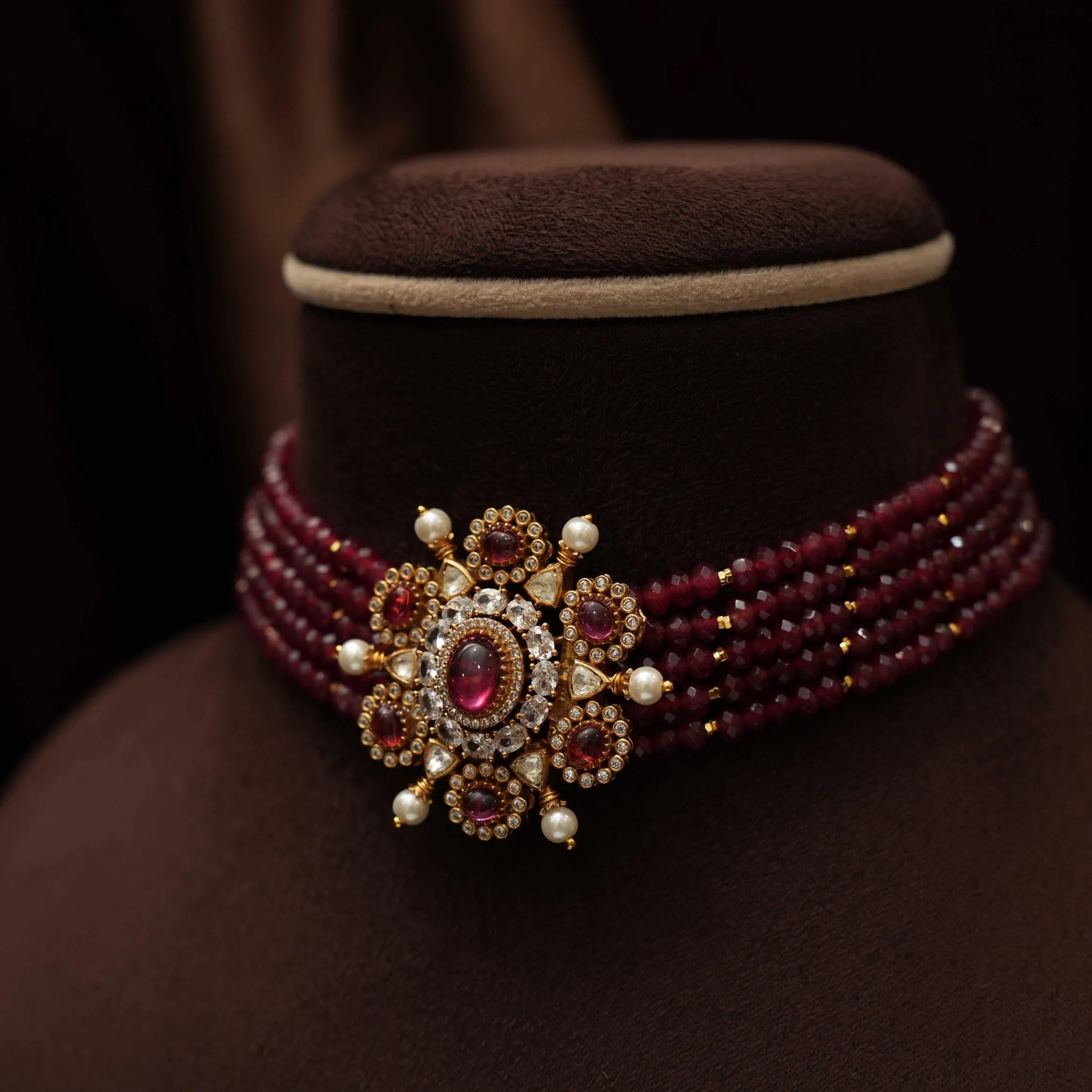 Nirali Beaded Choker - Malia