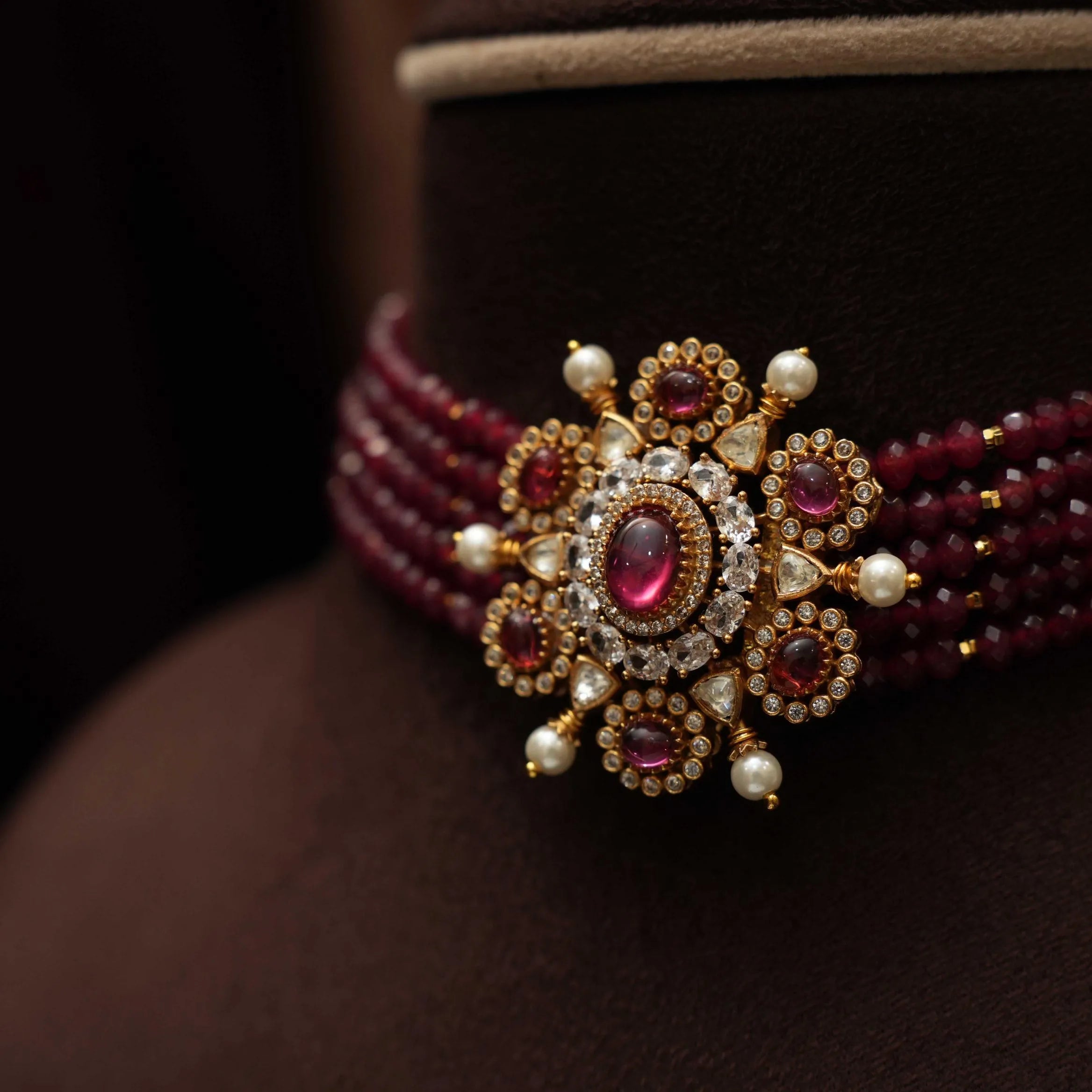 Nirali Beaded Choker - Malia