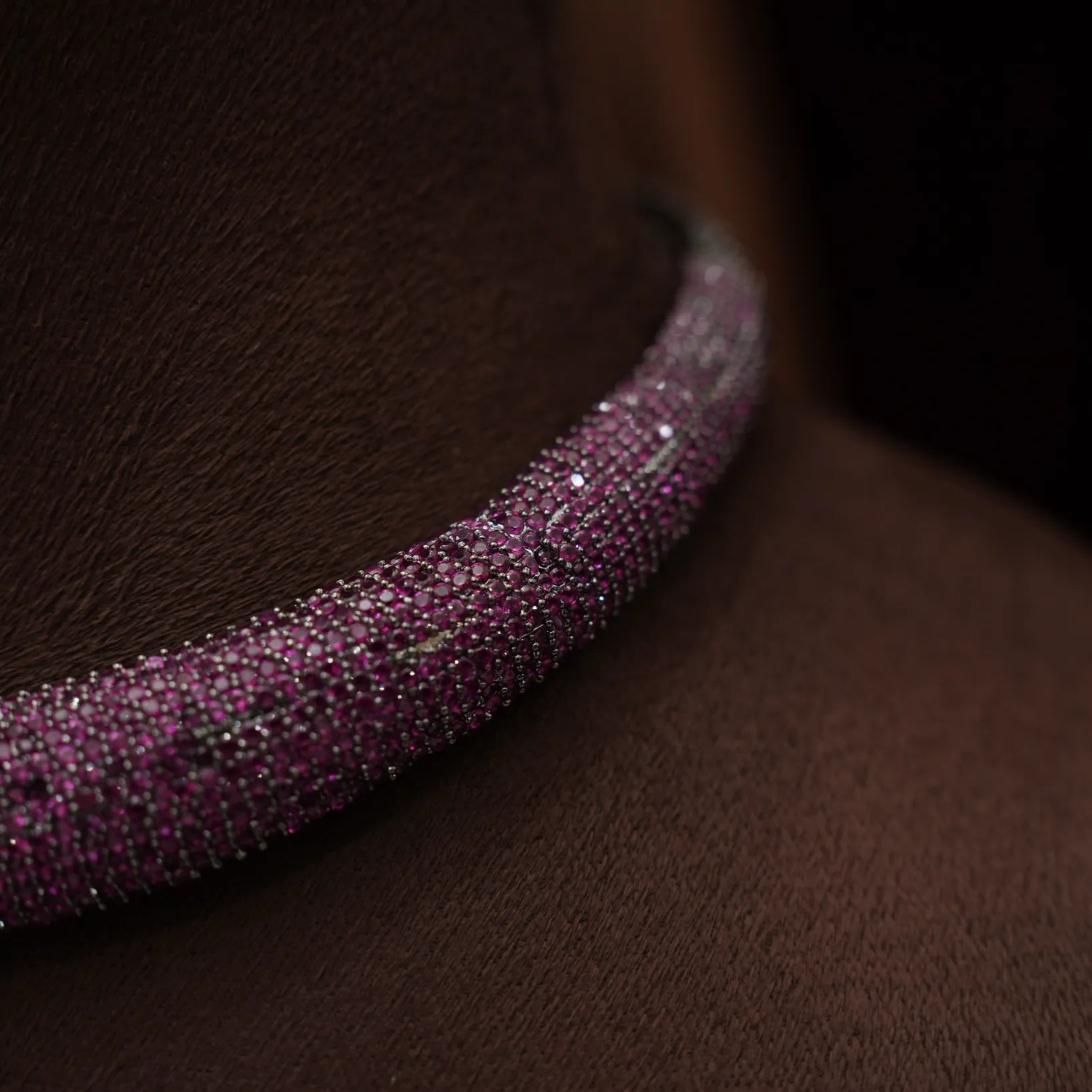 Nirali Zircon Hasli Necklace Set