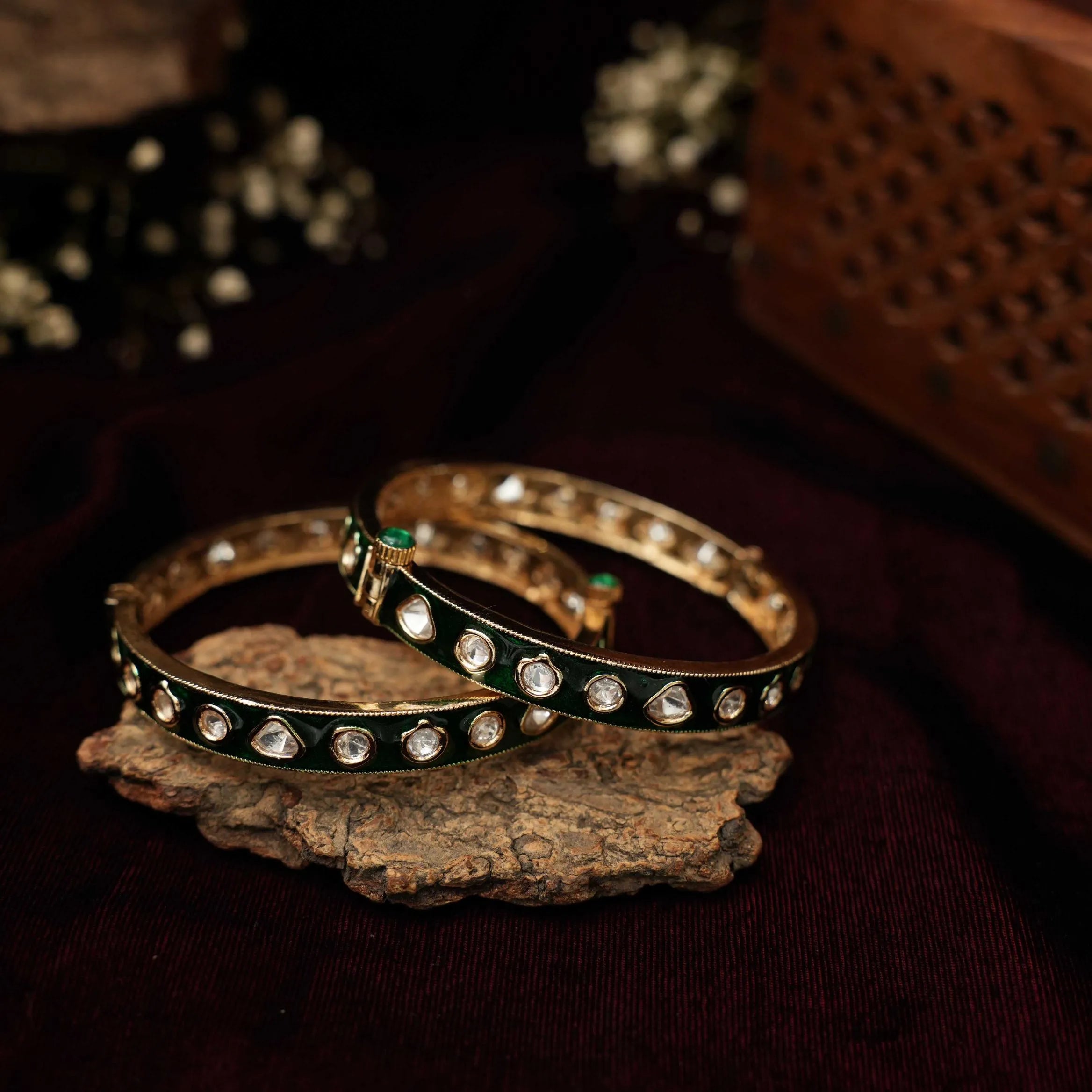 Nisarga Polki Bangles