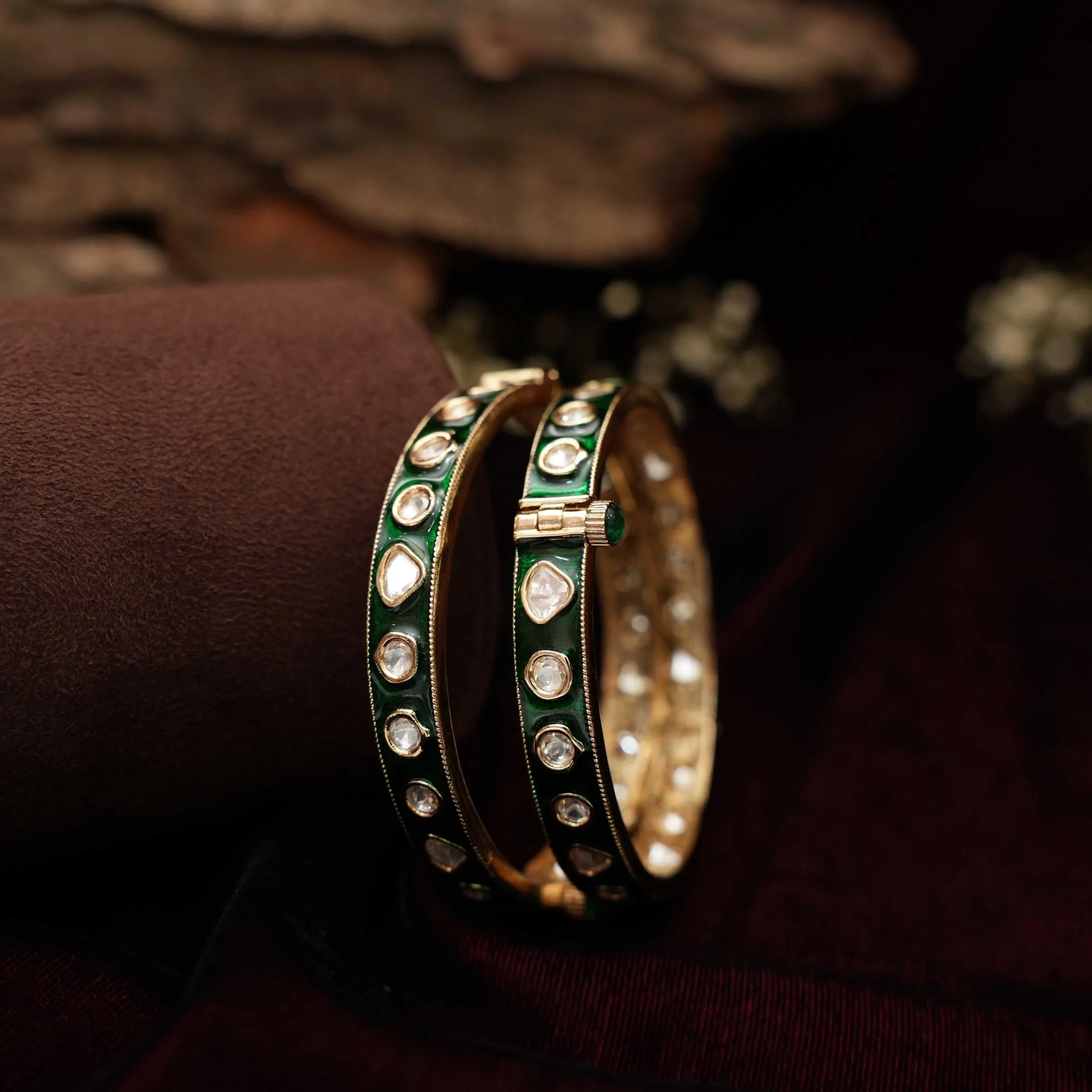 Nisarga Polki Bangles