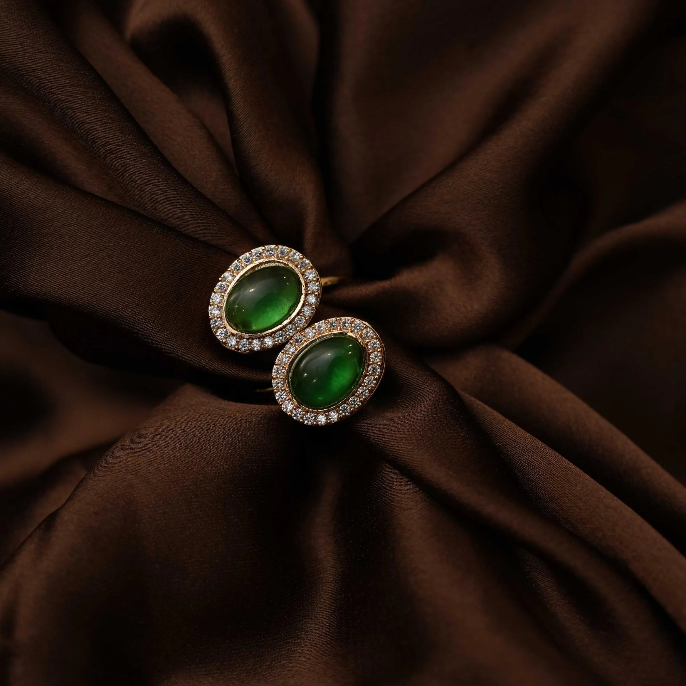 Nishi Zircon Ring -Green