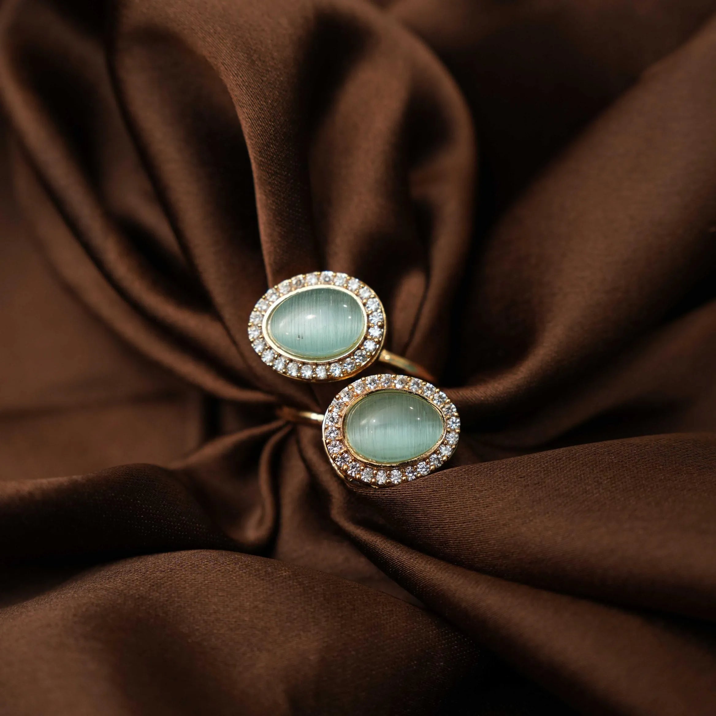 Nishi Zircon Ring - Pastel Blue