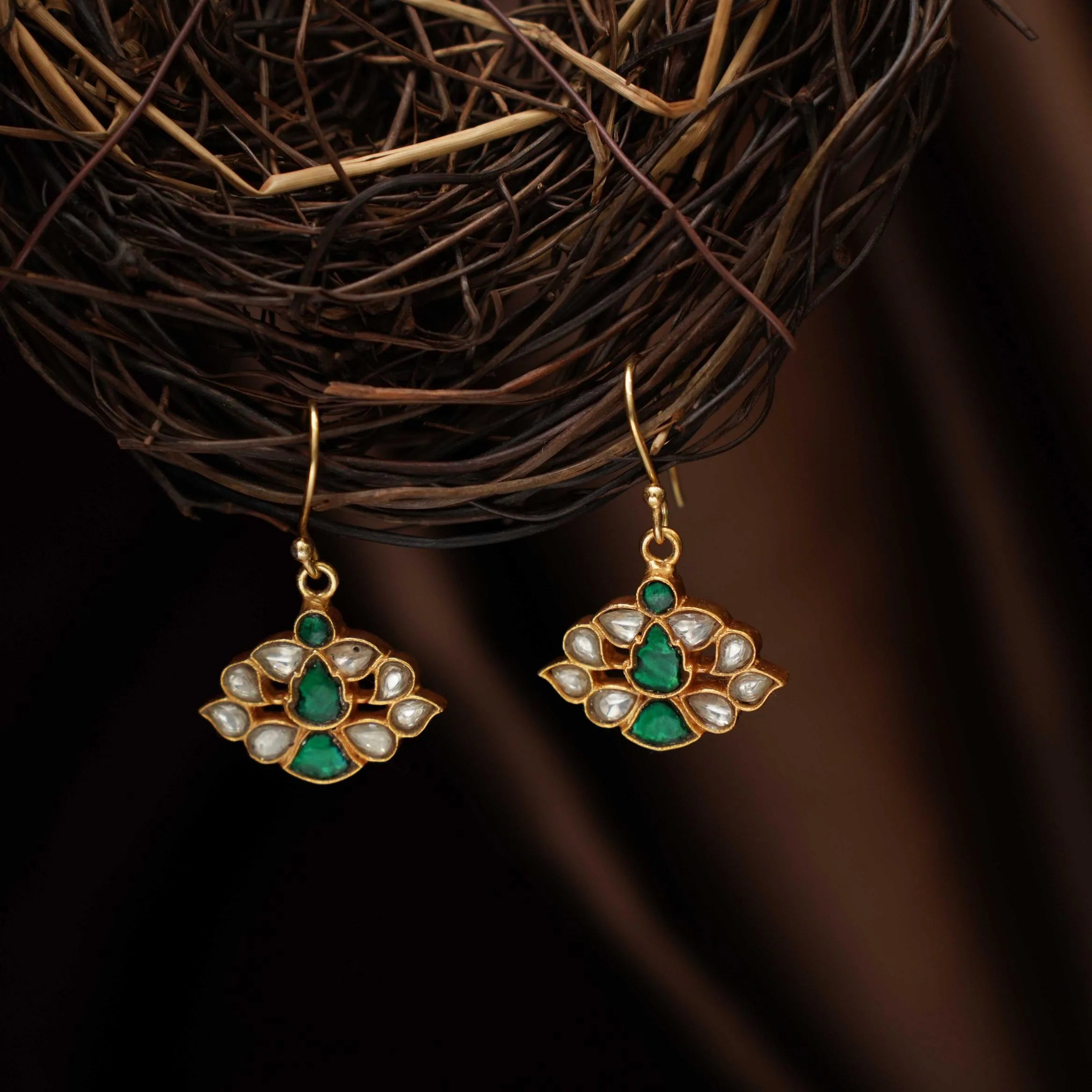 Nishitha Silver Hoop Earrings