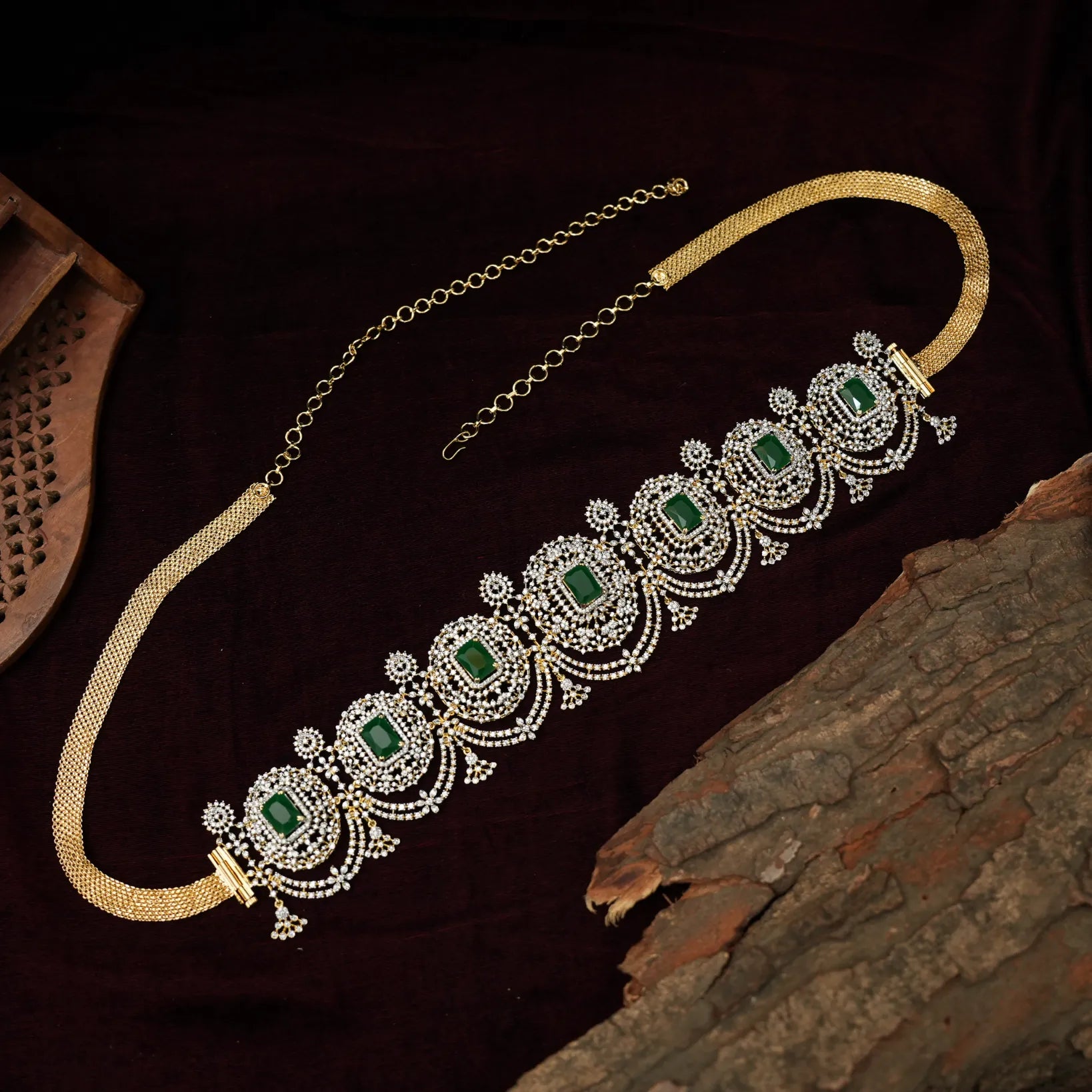 Nishtha Zircon Hip Belt