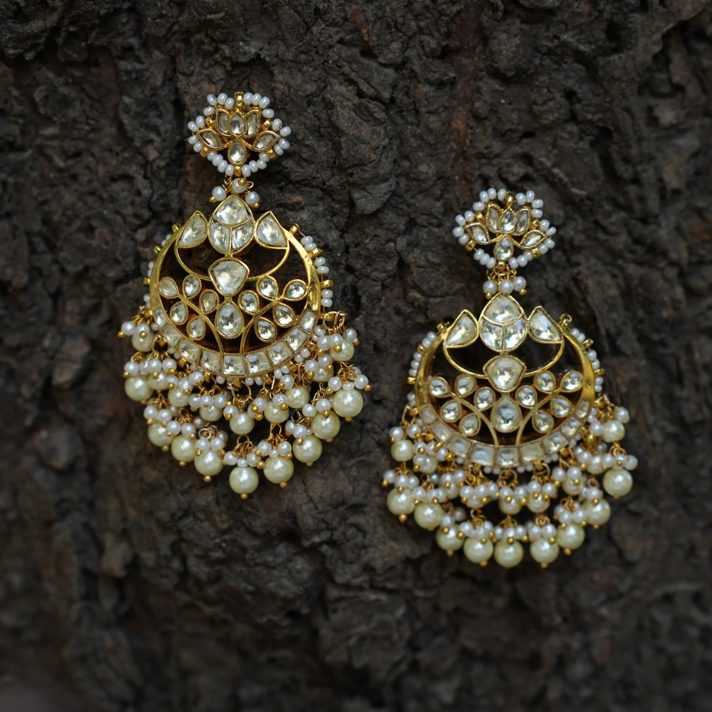 Nithila Chandbali Earrings