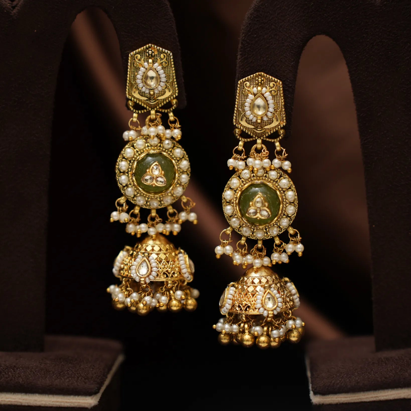 Nithila Polki Statement Necklace