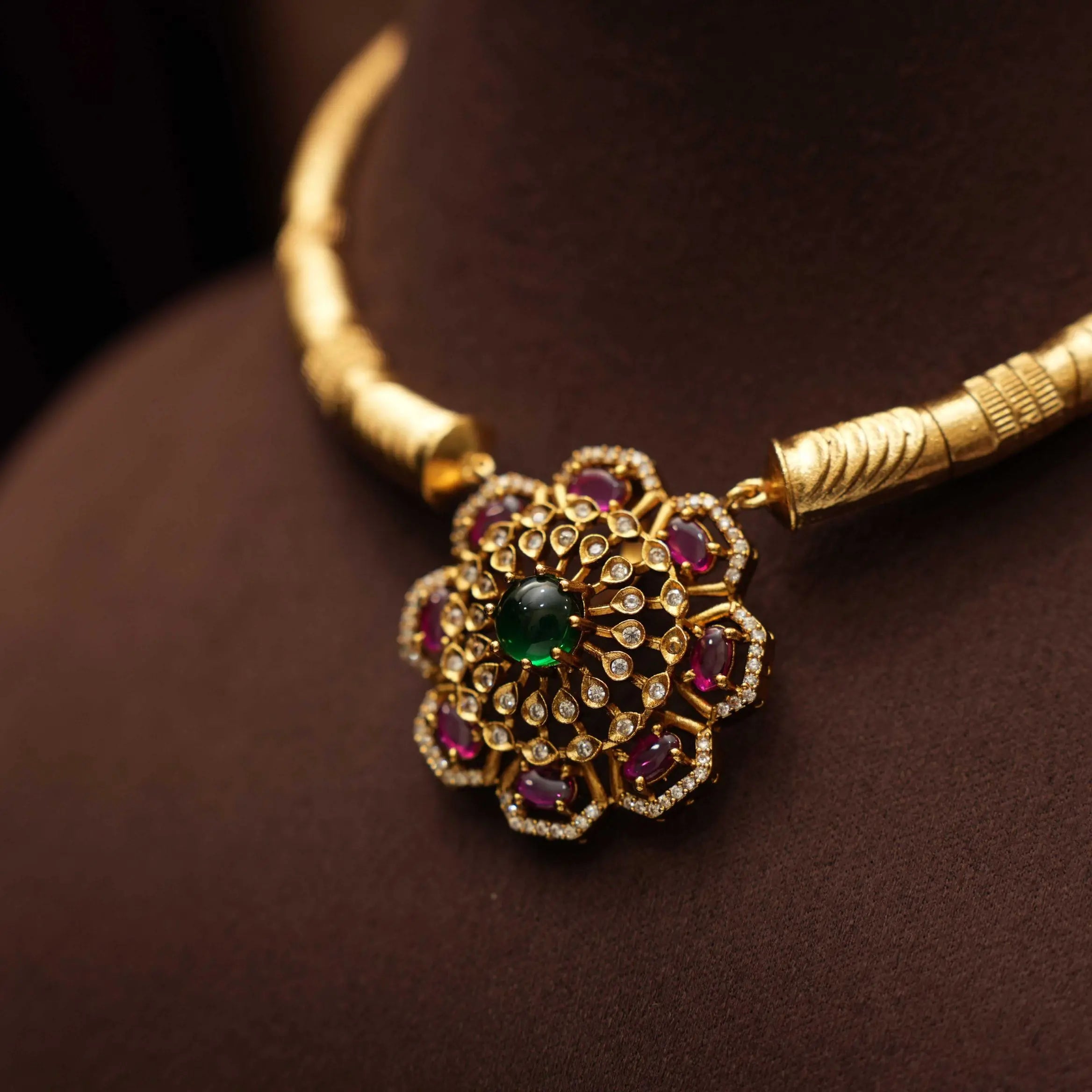 Nivriti Antique Hasli Necklace