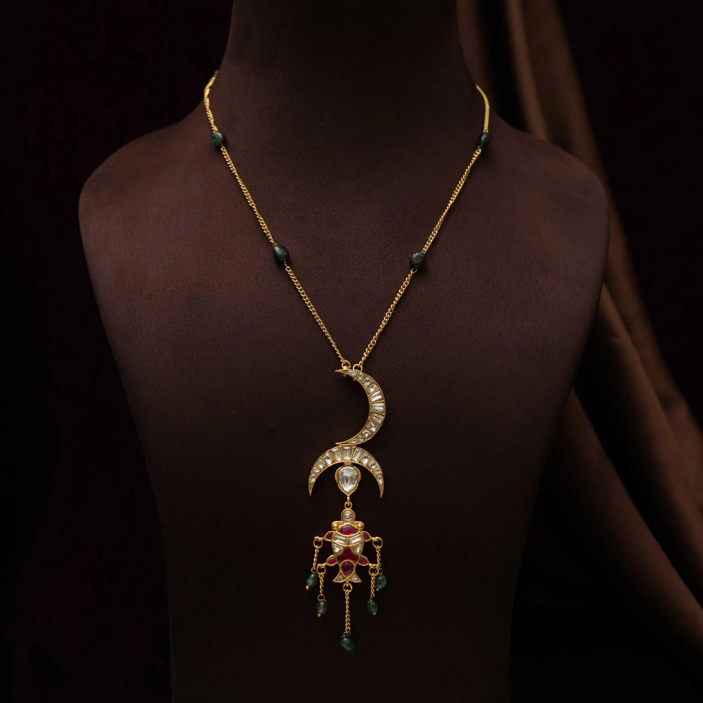 Olika Polki Chain - Red