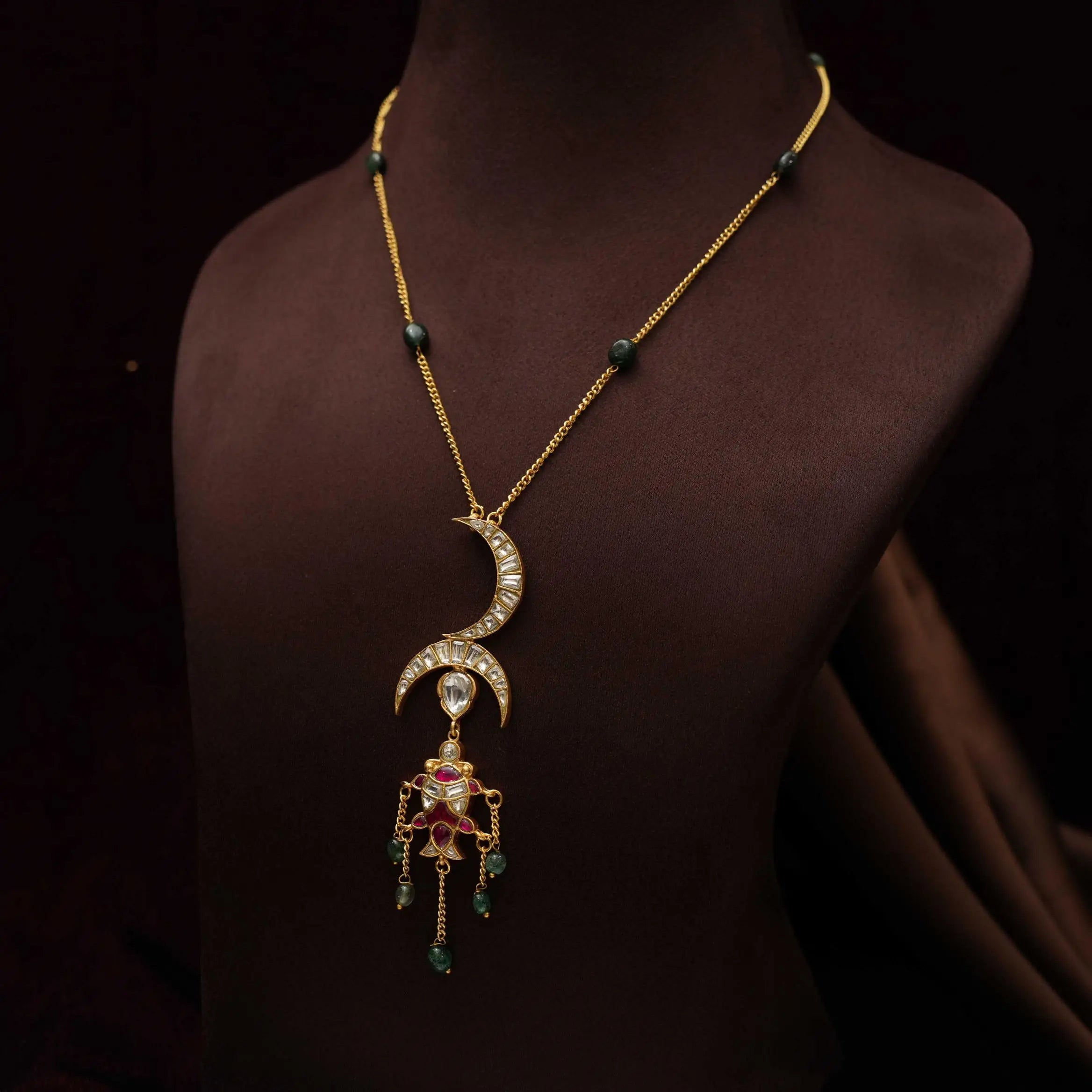 Olika Polki Chain - Red