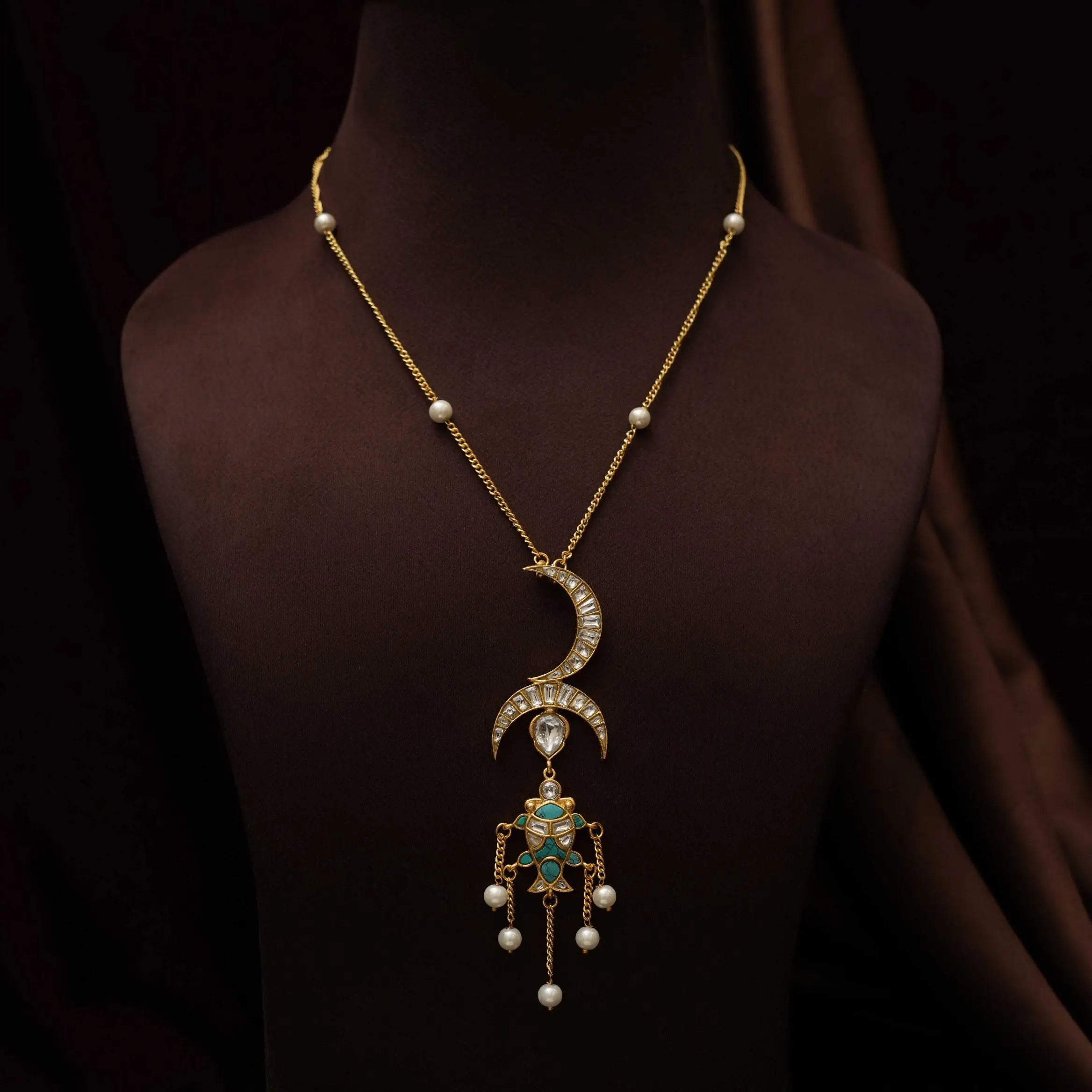 Olika Polki Chain - Turquoise