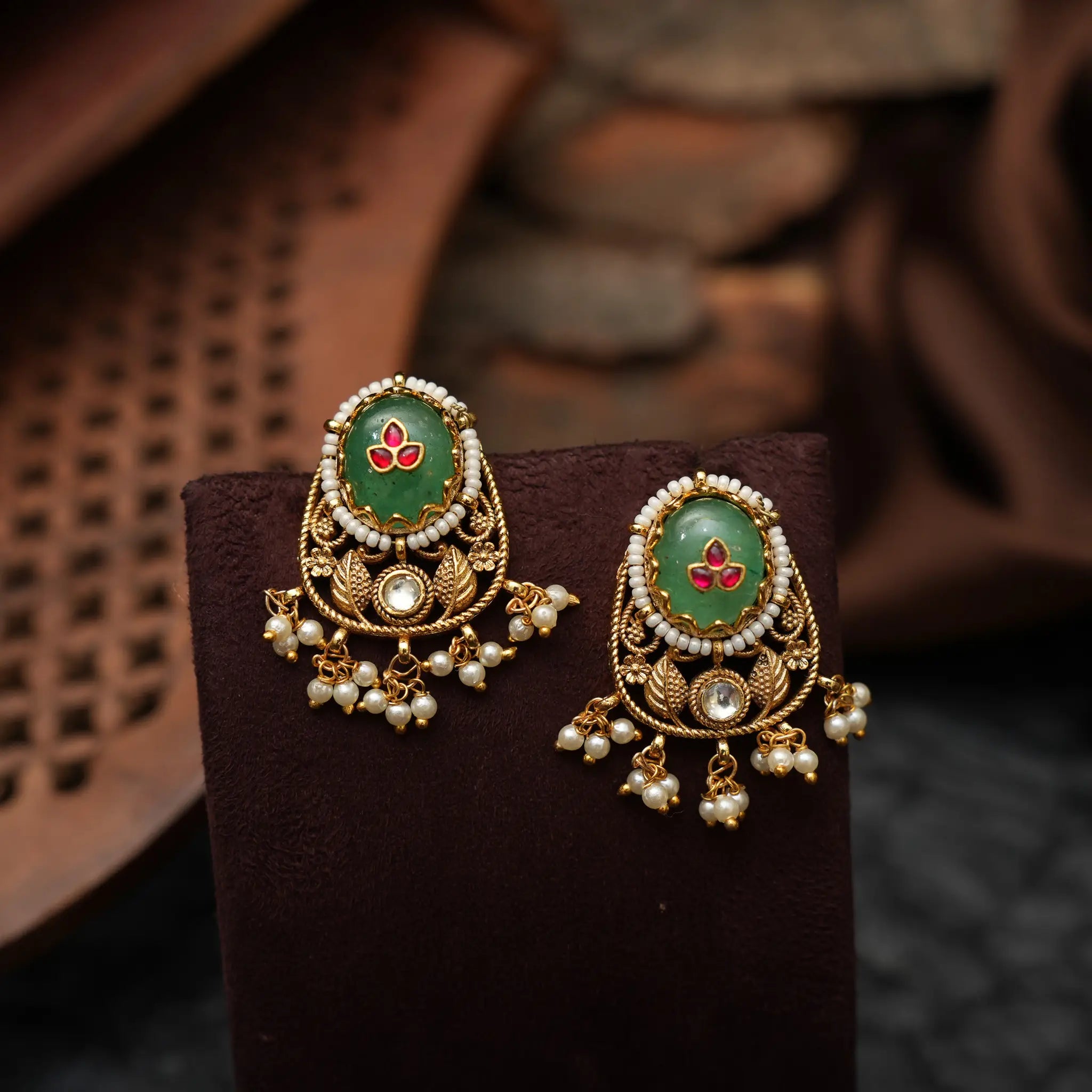 Omisha Polki Ear Stud