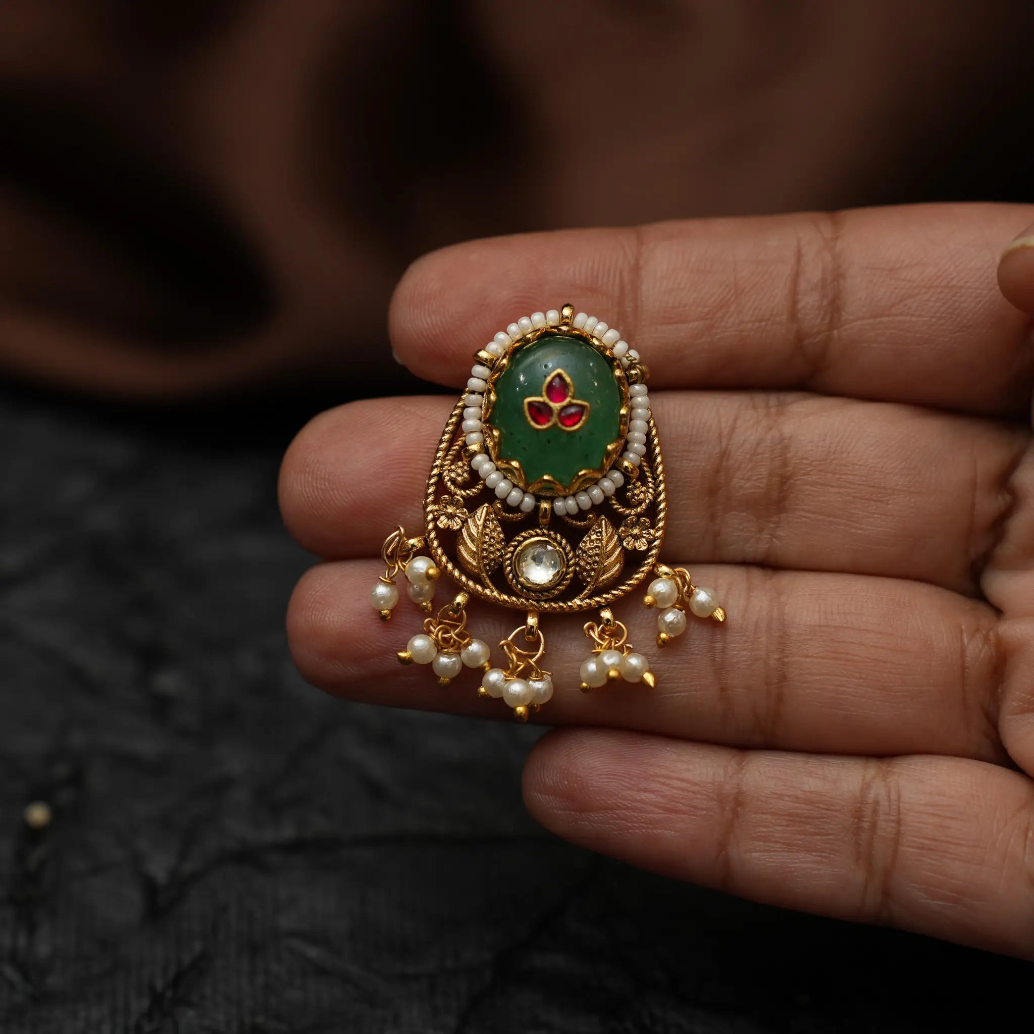 Omisha Polki Ear Stud