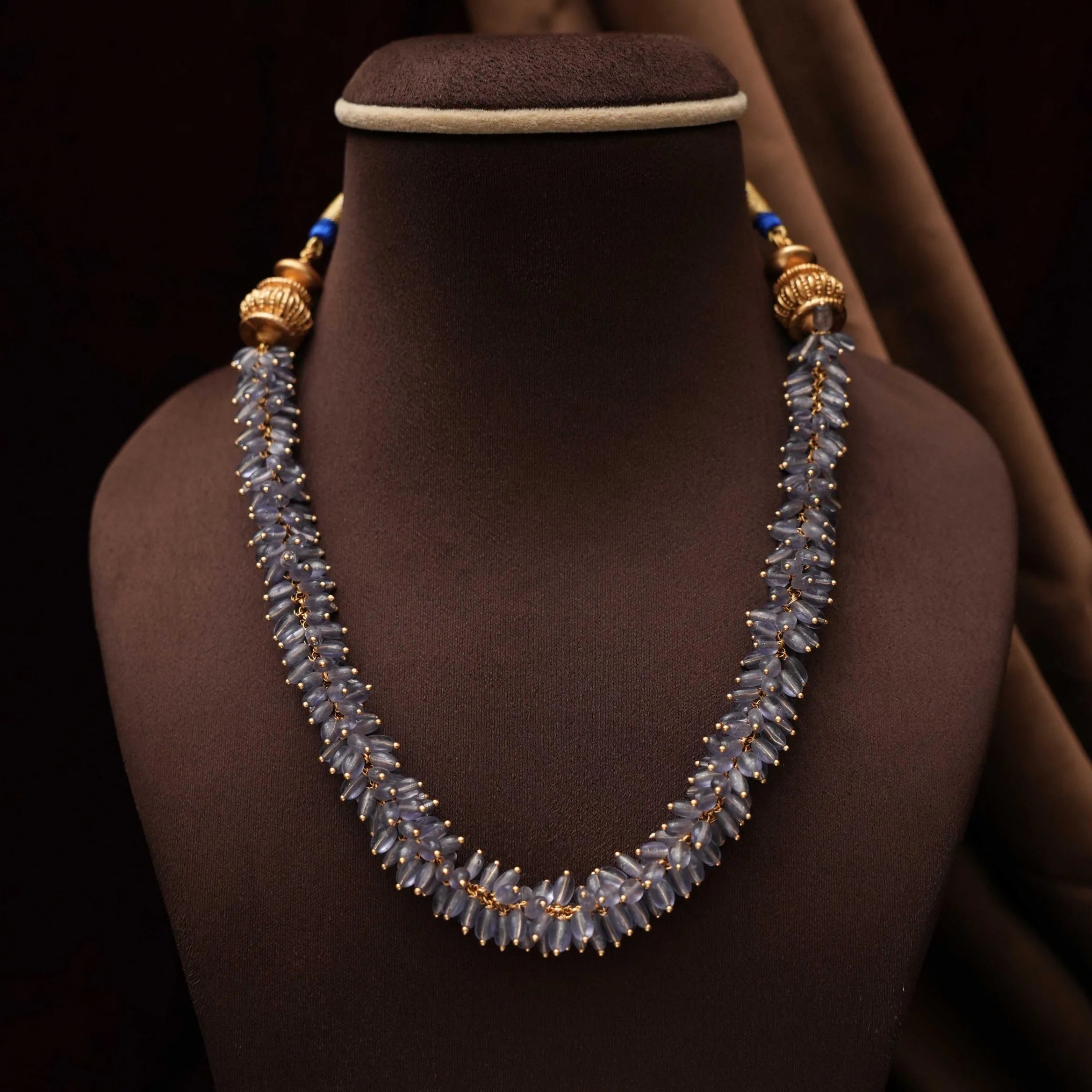 Onella Beaded Necklace - Lilac