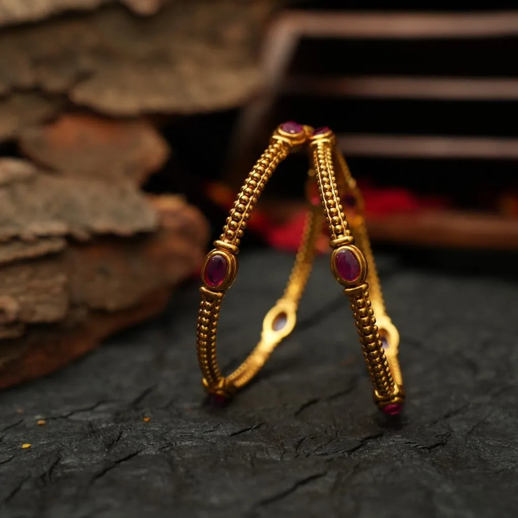 Oviyanka Antique Bangles