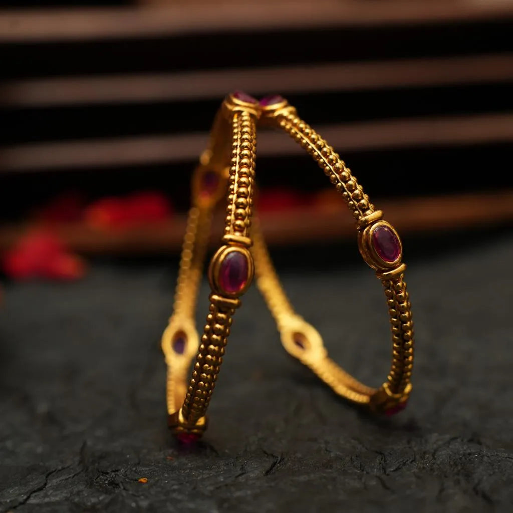 Oviyanka Antique Bangles