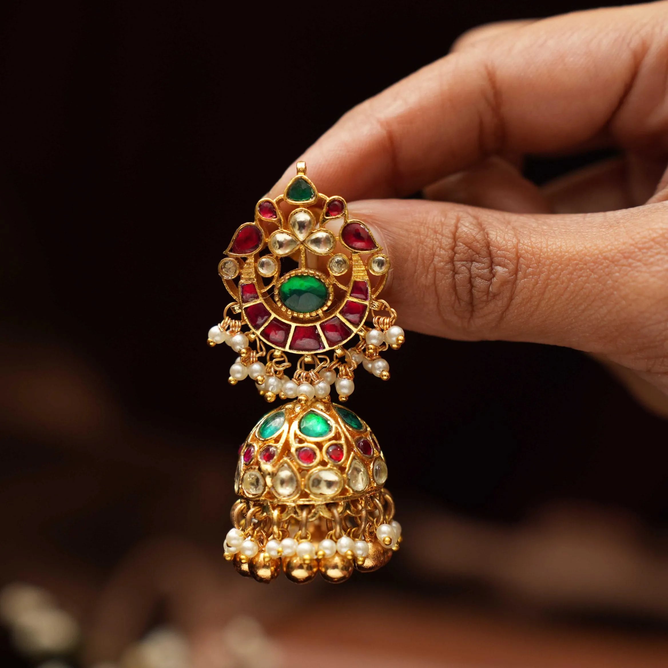 Nathiya Polki Jhumka