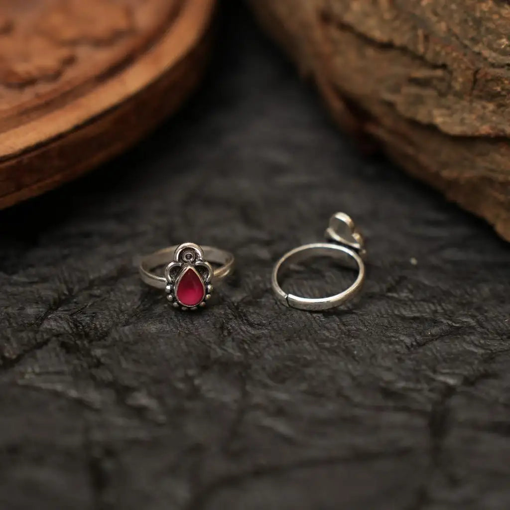 Padmana Silver Toe Ring