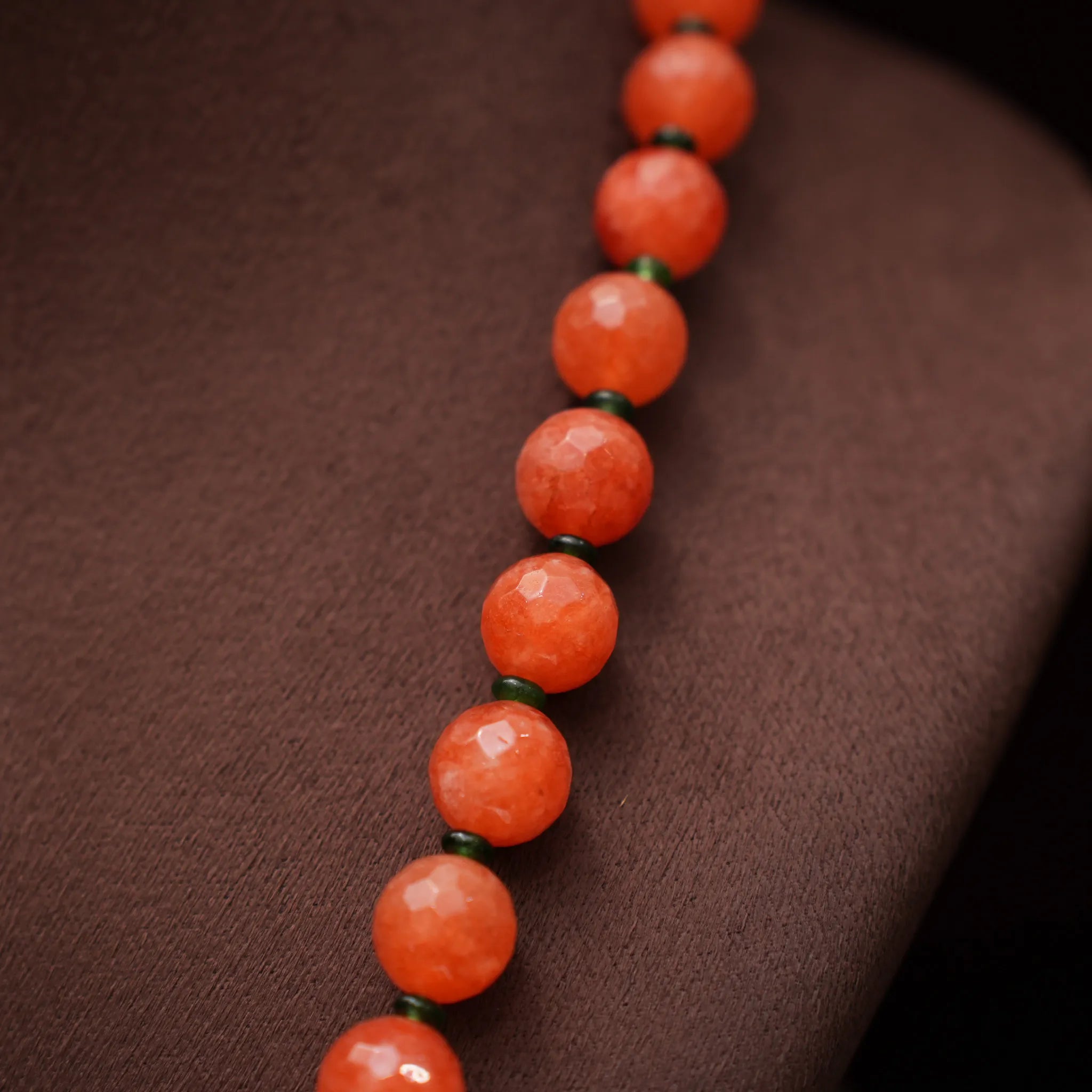 Patira Beaded Necklace - Coral